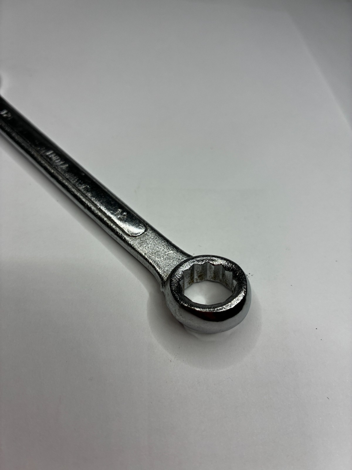 12mm Combination Wrench Metric Open Box End India Chrome