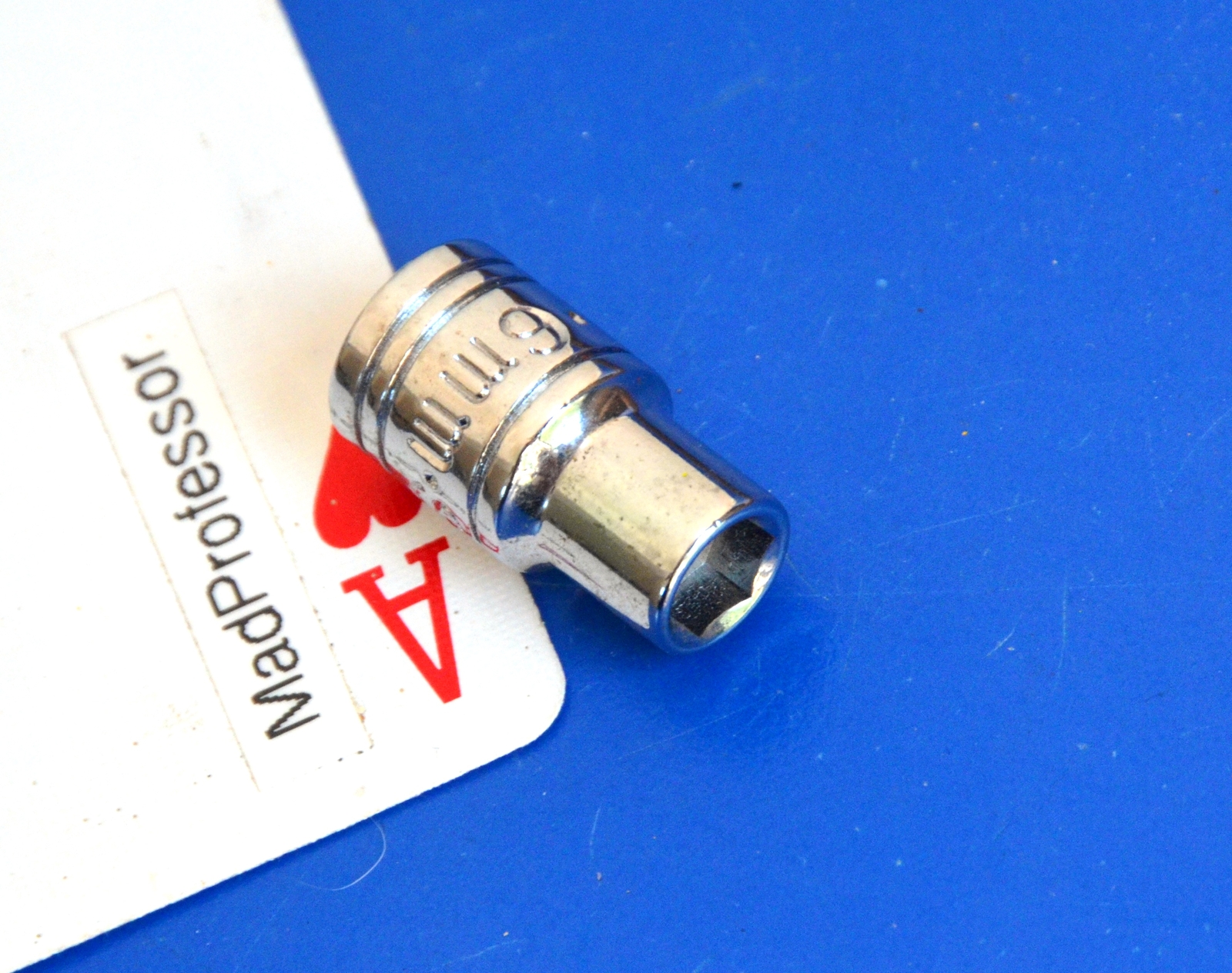 SK Tools 1/4″ Drive 6mm Shallow 6-point SuperKrome Chrome Socket wrench NEW
