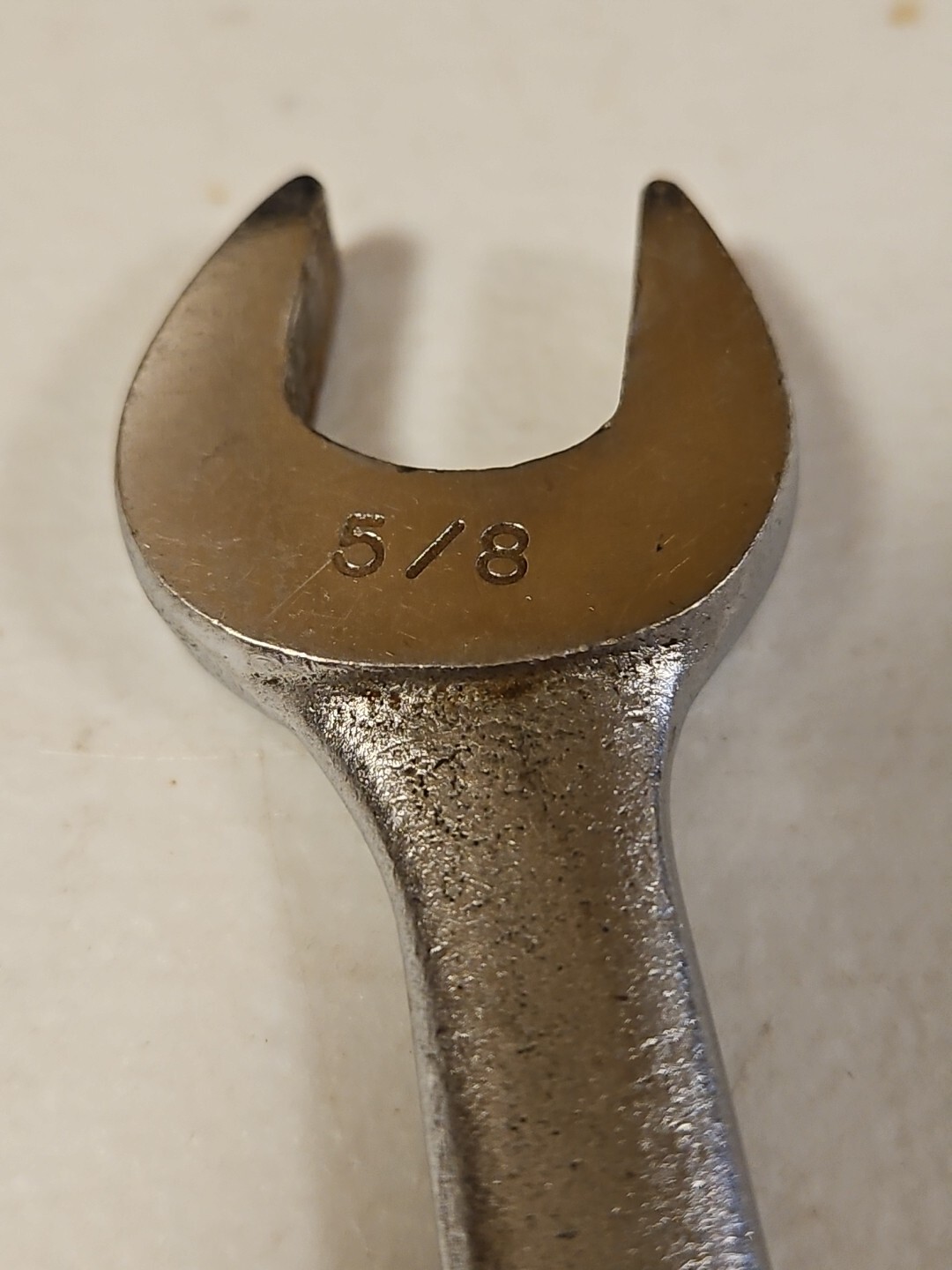 Craftsman 5/8″ x 3/4″ Open End Wrench Forged In USA Silver Color