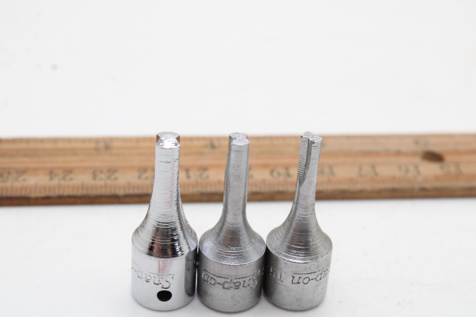 Snap On TM27 TM30 TM31 3 Piece Specialty 1/4″ Drive Clutch Driver Socket Set USA