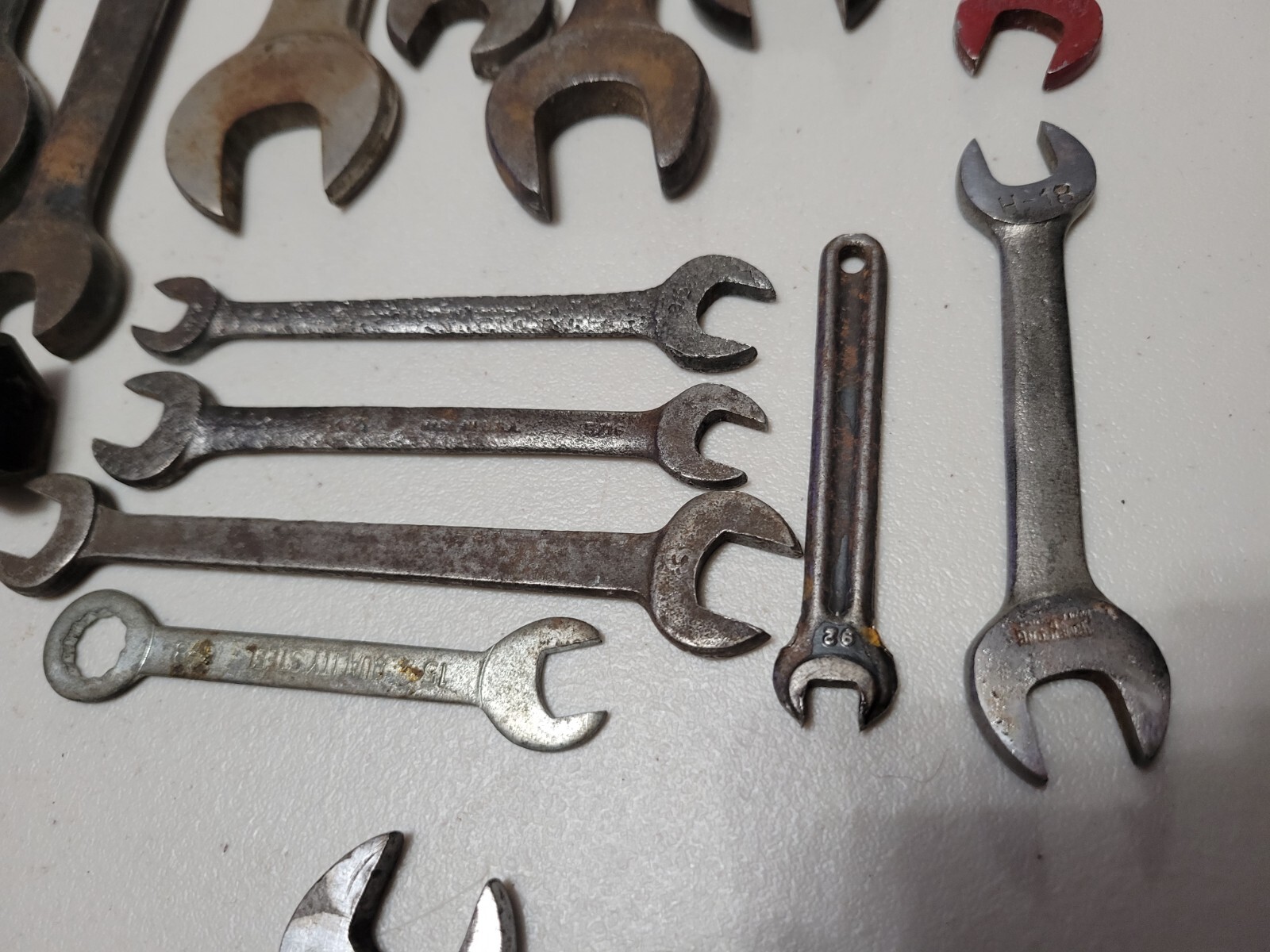 Vintage 34x Wrench Lot Billings Williams Hazet Auto-Kit Easco Lectrolite Buffalo