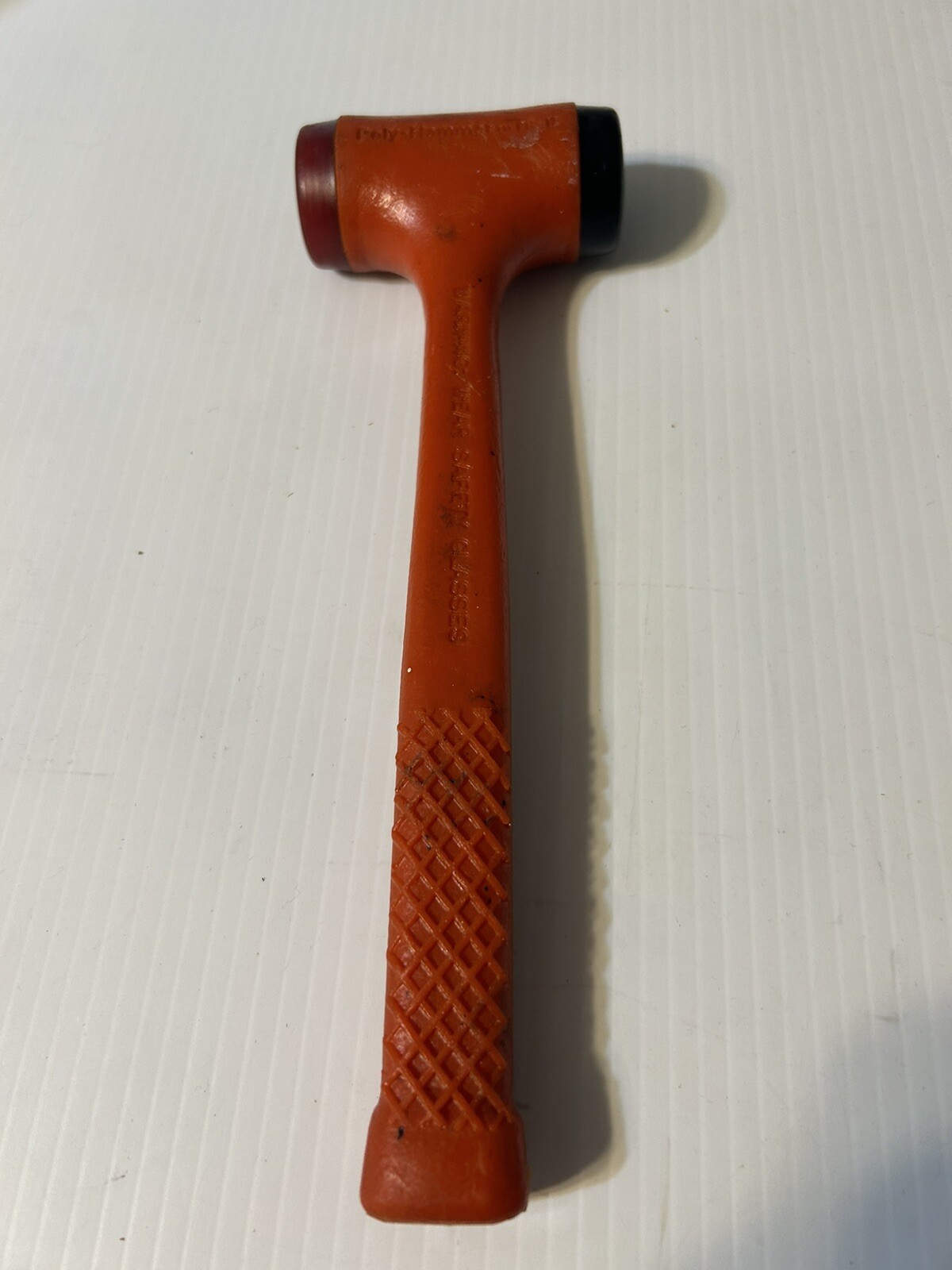 POLY-HAMMER PH-12 POLYURETHANE PRODUCTS CORP. Dead Blow Hammer 12oz Dual Face.