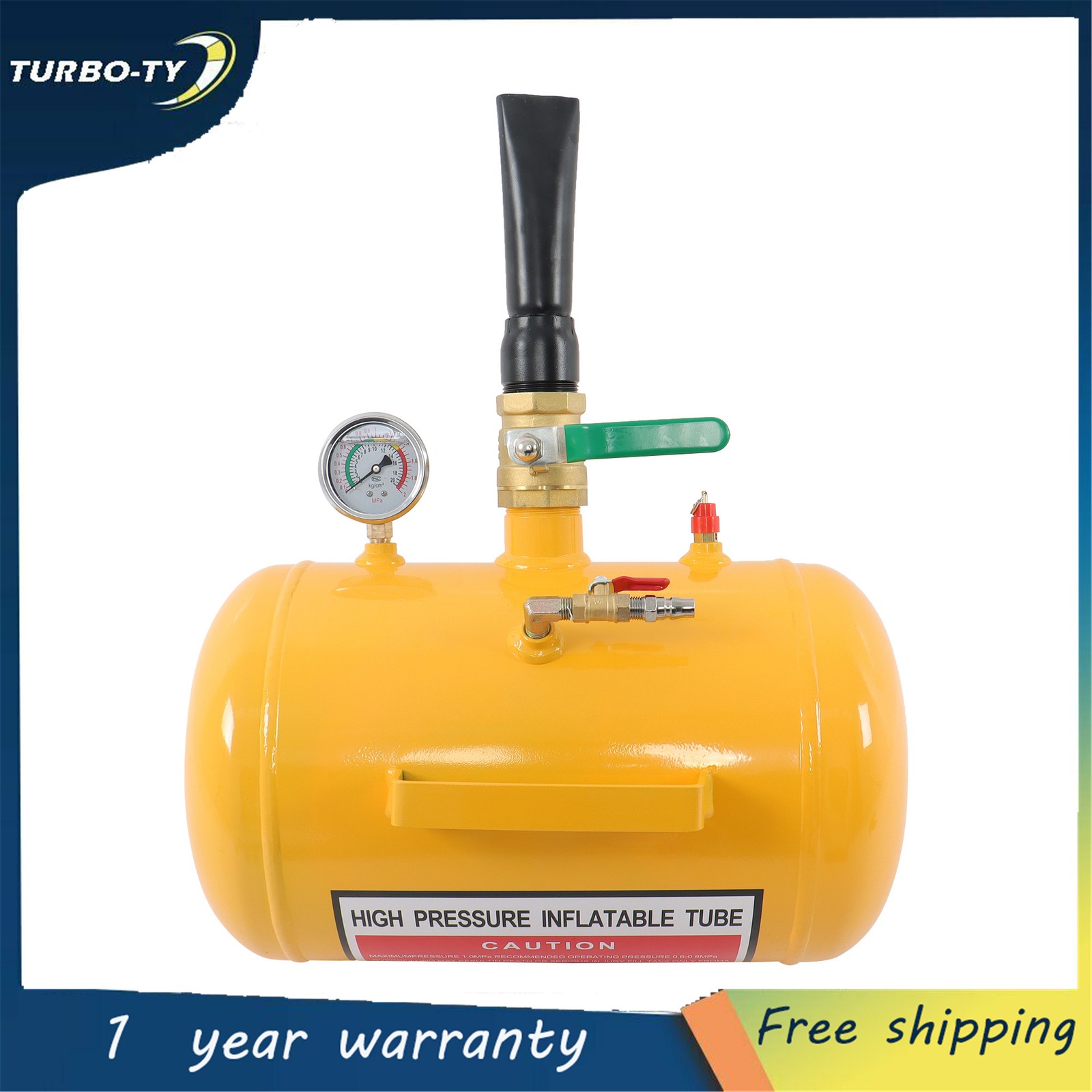 145 psi 5 Gallon Heavy Duty Air Tire Bead Seater Blaster Seating Tool