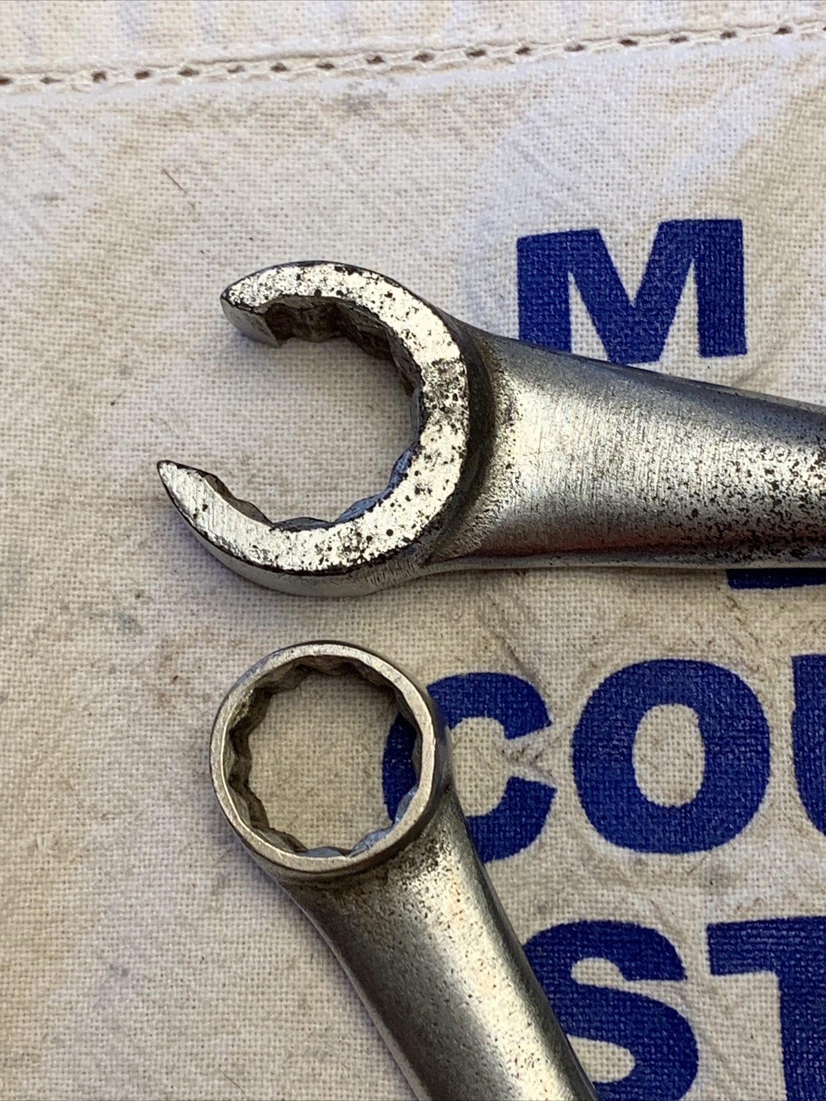 Blue Point 5/8″ x 3/4″ Half Moon Box Wrench CX-2024 & 3/4″ Flare Nut Line Wrench