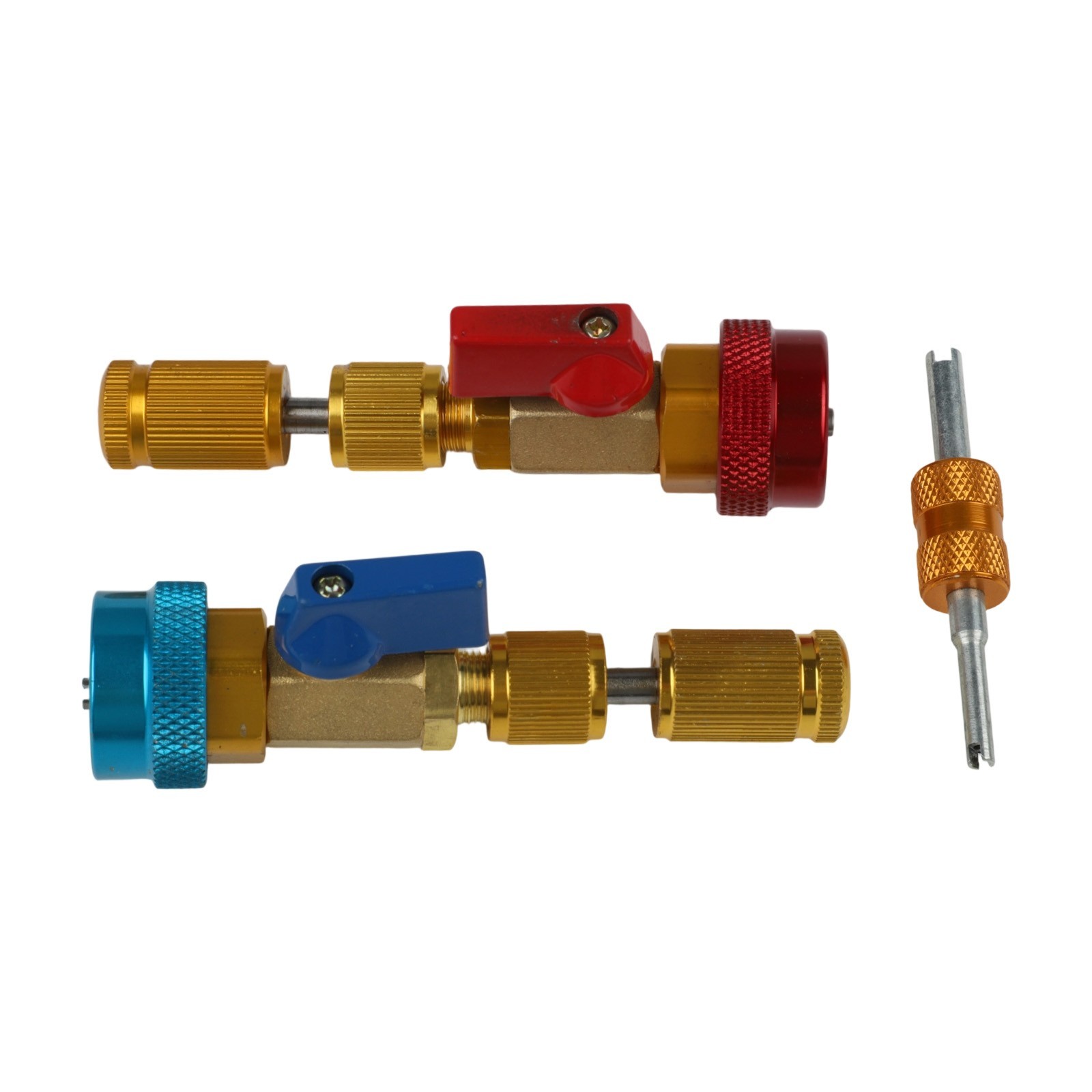 High and Low Pressure Quick Coupler Valve Core Remover for R134A Car AC Systems