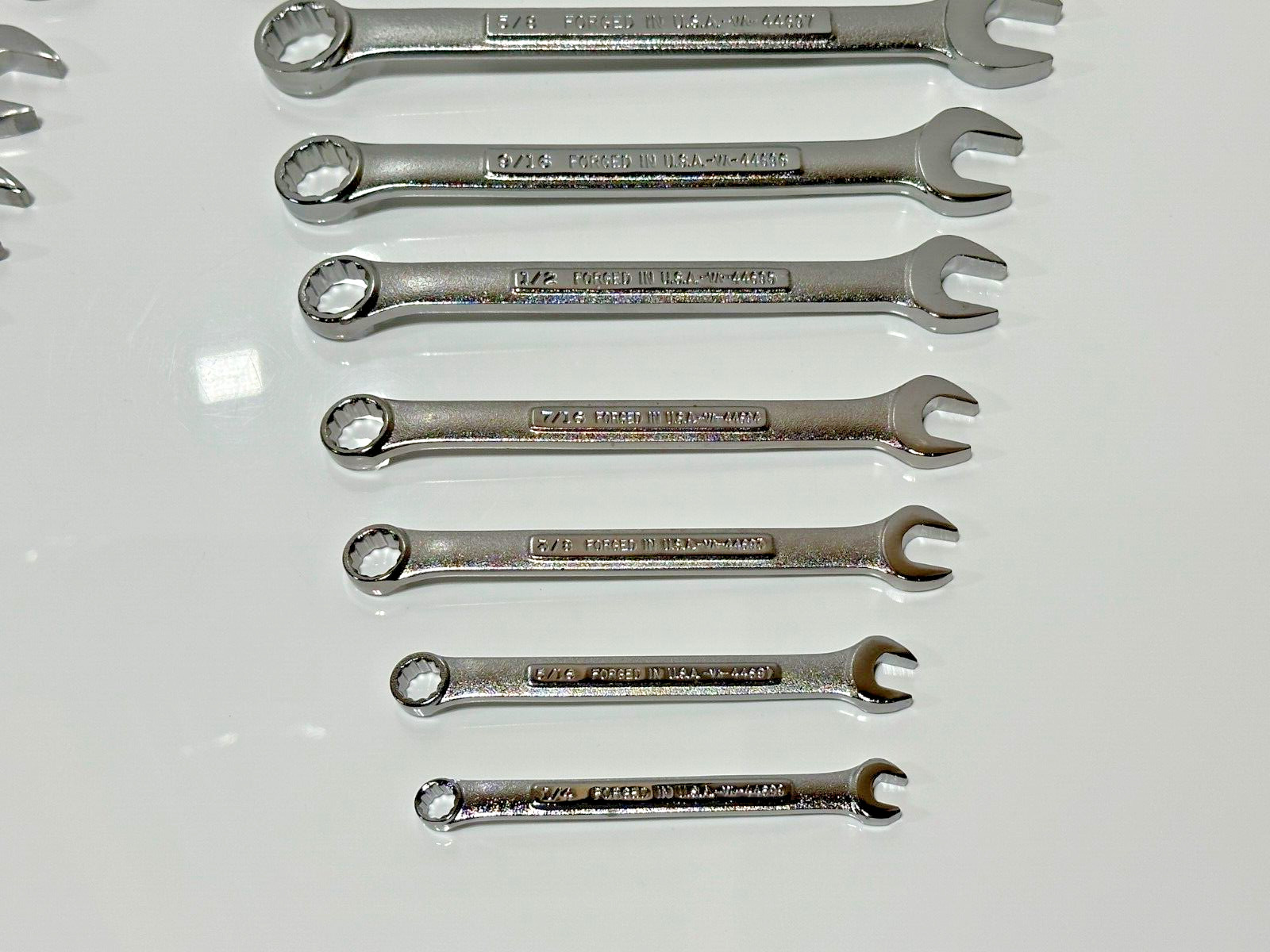 🇺🇸 Craftsman USA VA 18pc SAE 1/4-3/4 Metric 9-17mm Combination Wrench Set, NOS