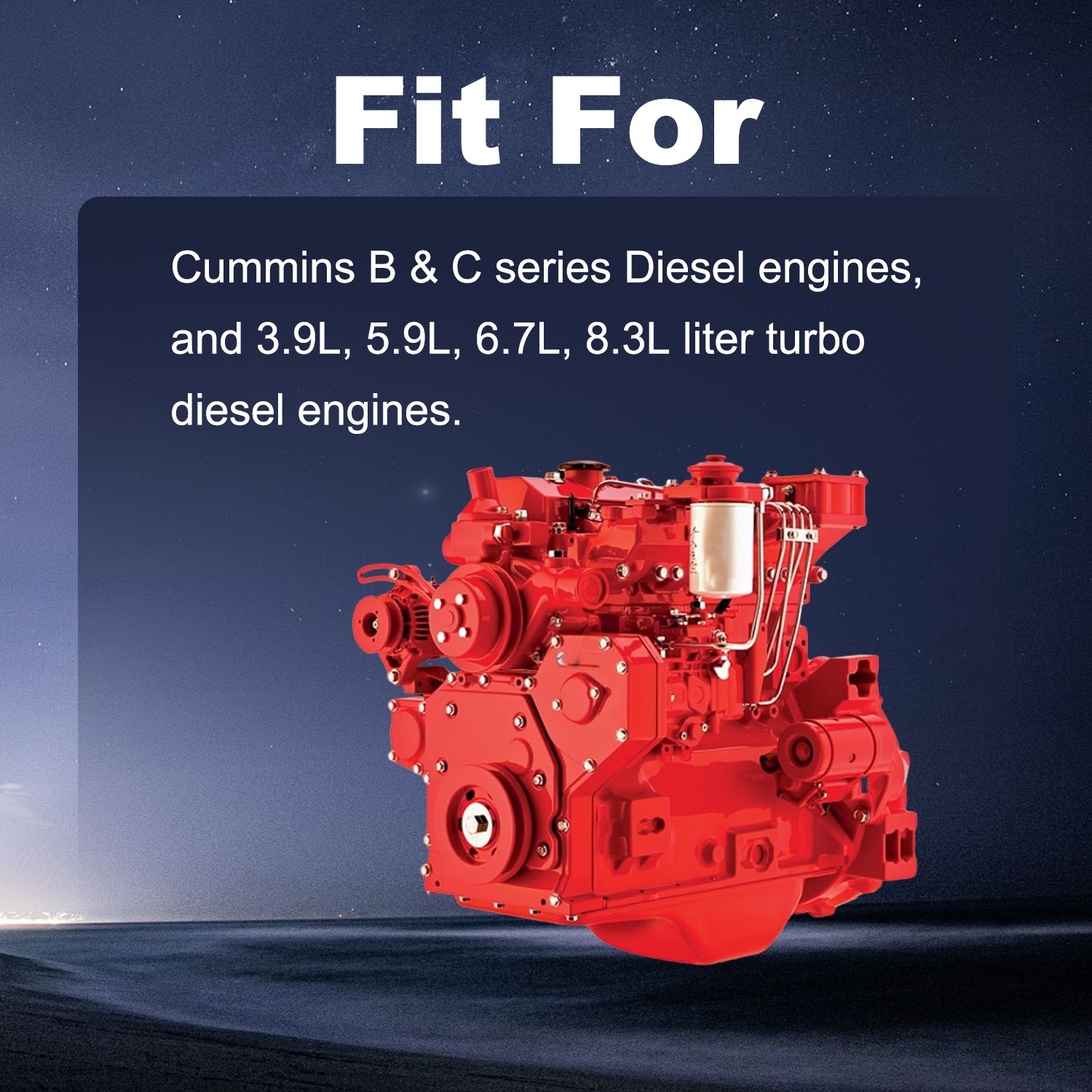 Upgraded Engine Barring Tool Fits for Cummins B & C 5.9L Series Diesel Engines