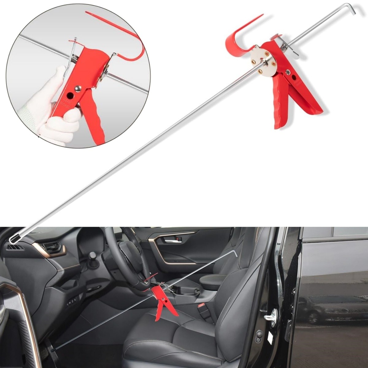THE393 PEDAL DEPRESSOR ADJUSTABLE 36-INCH BRAKE PEDAL DEPRESSOR FOR MOST VEHICLE