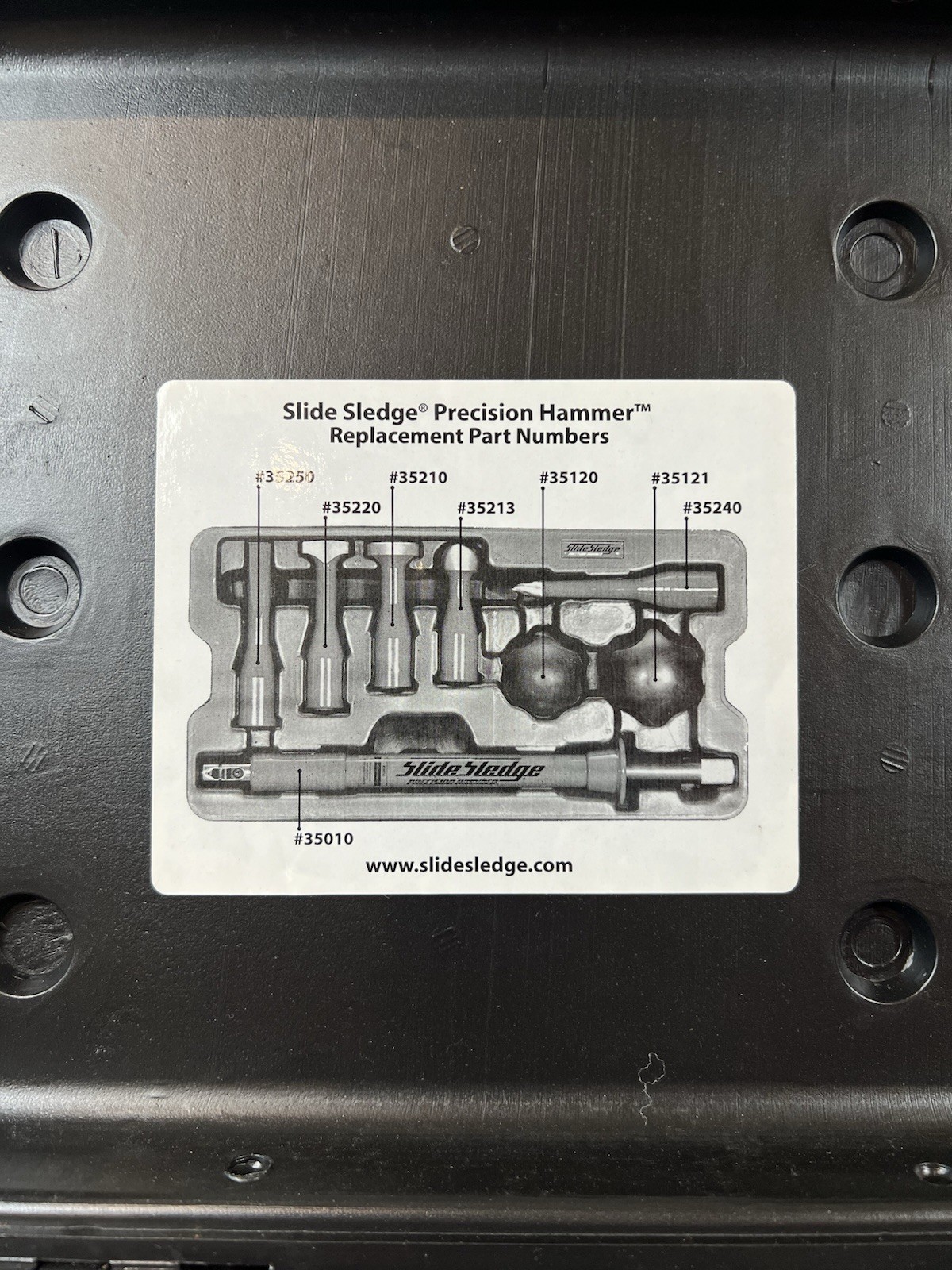 NEW in Box Slide Sledge 212102 Precision Hammer 9 Piece Set with Hard Case