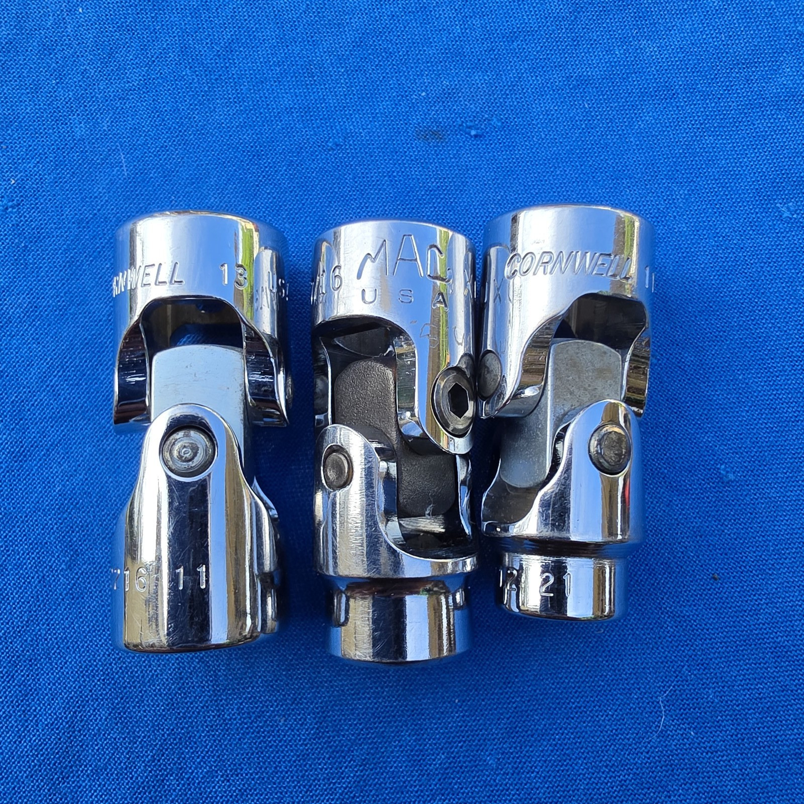 Cornwell 7pc SAE 3/8-3/4 Chrome Universal Swivel Socket Set 3/8″ Drive Mixed