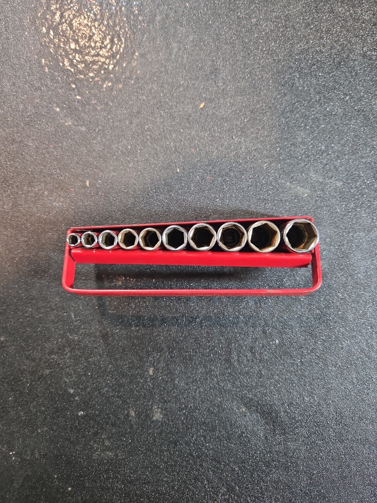 Mac Metric Socket Set 10 Pc 5mm-14mm Deep Well 1/4″ Drive 6 Point w/ Tray USA