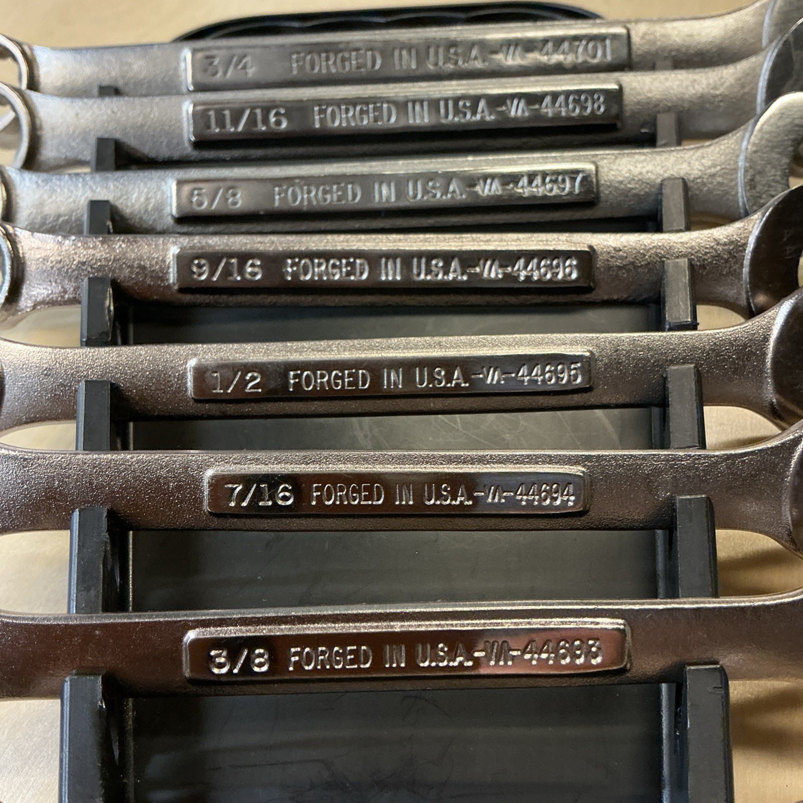 Craftsman USA 9 Pc 5/16”~3/4”Combination12 Pt Wrench Set VA SERIES FREE SHIPPING