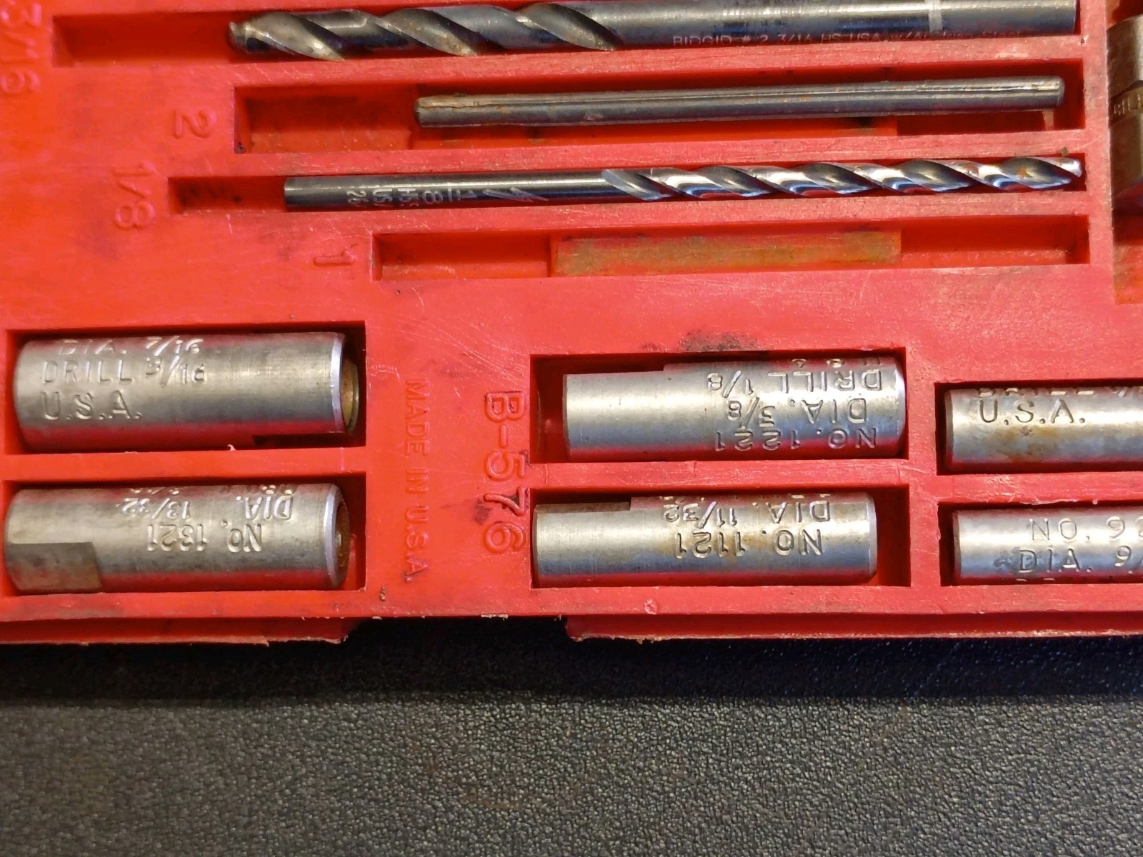 BLUE-POINT 1020 SCREW EXTRACTOR SET *INCOMPLETE SCREW EXTRACTOR TOOL KIT*AS IS