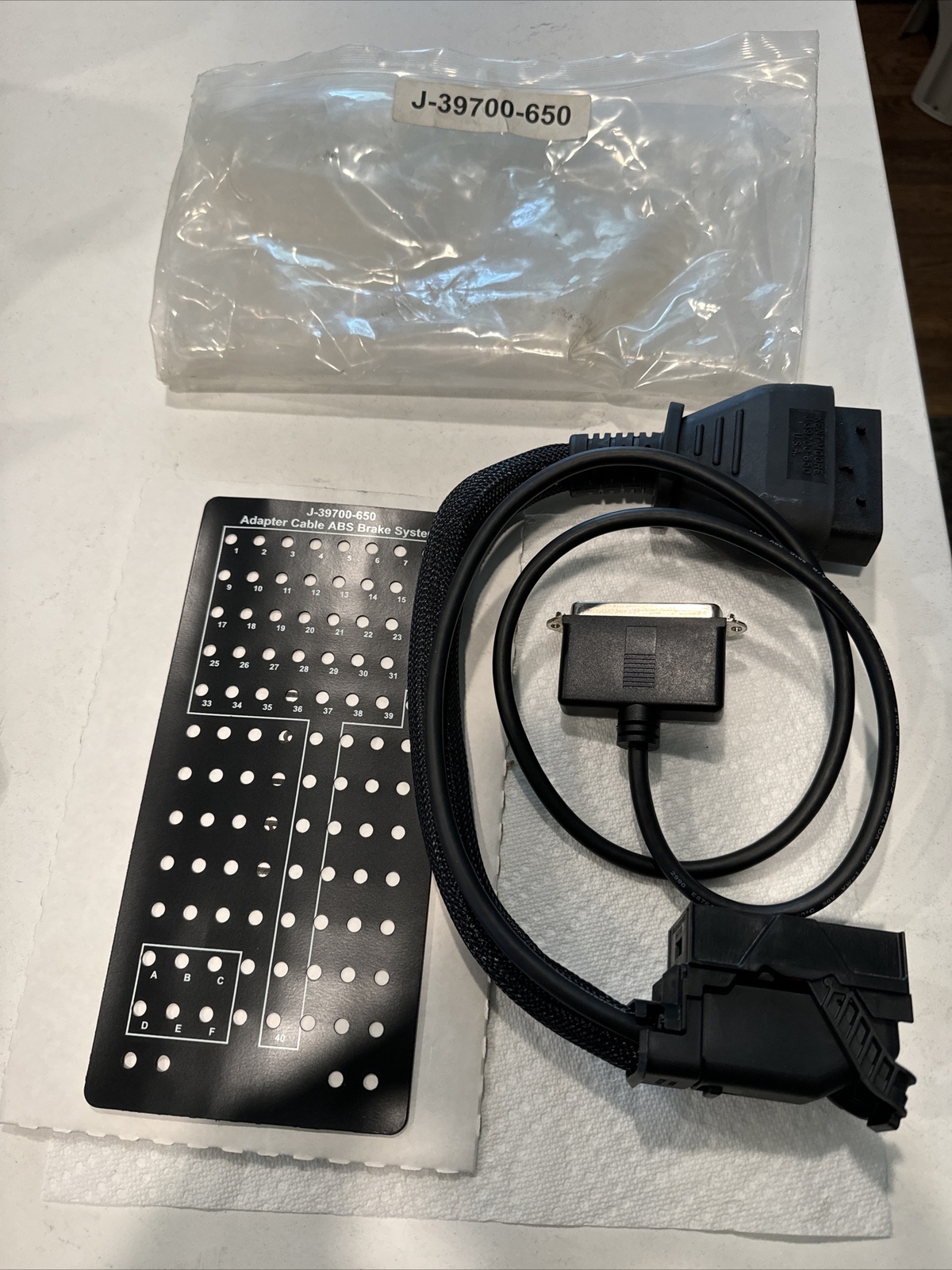 Kent Moore J-39700-650 Breakout Box Adapter Harness With Overlay GM