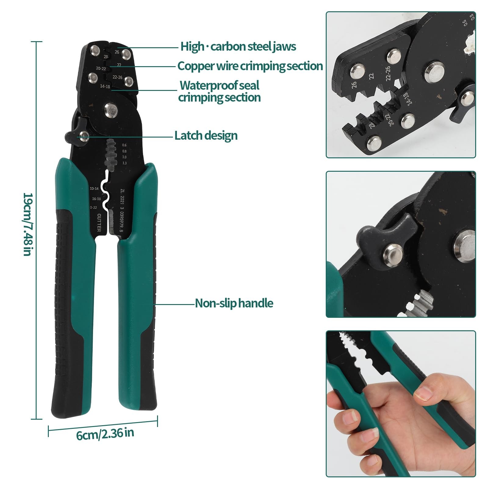 812Pcs Pin Connector Kit 1.5mm, 1.8mm, 2mm, 2.2mm, 2.3mm, 2.8mm, 3.5mm, black