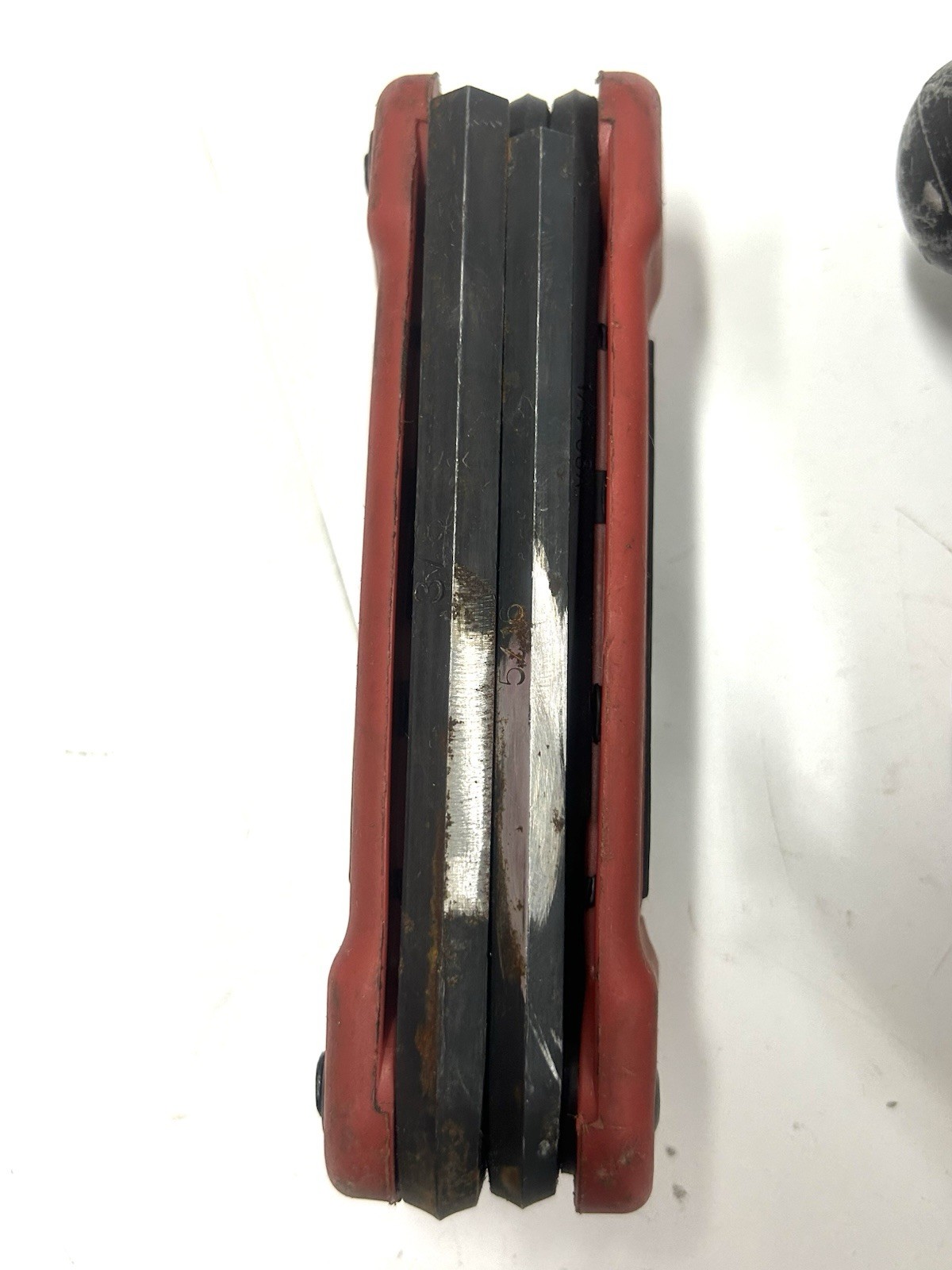 D-5214 Snap-on Tool Lot PT210A Air Die Grin AWEF6K Hex Key Set 14” Pipe Wre