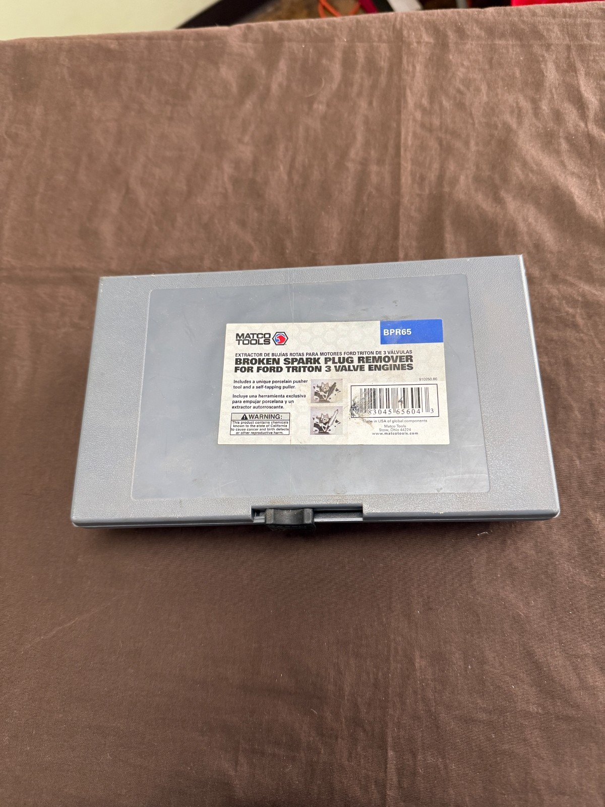 MATCO TOOLS BPR65 FORD BROKEN PLUG REMOVER USA