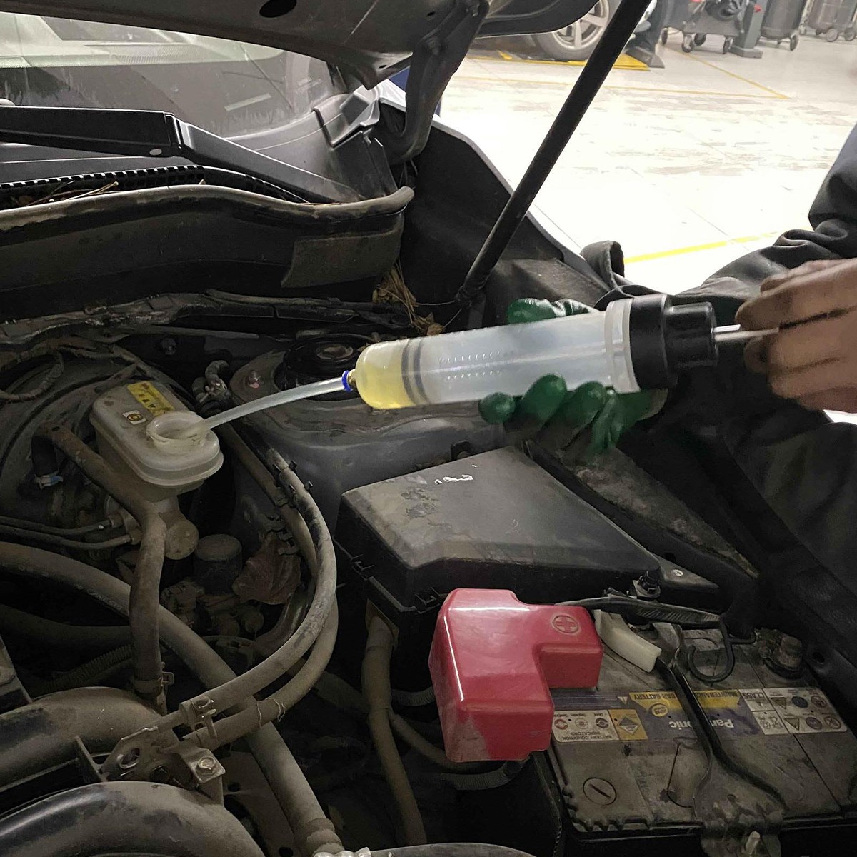 Auto 500cc Fluid Extractor Filling Syringe Transfer Liquid Pump Oil Extraction