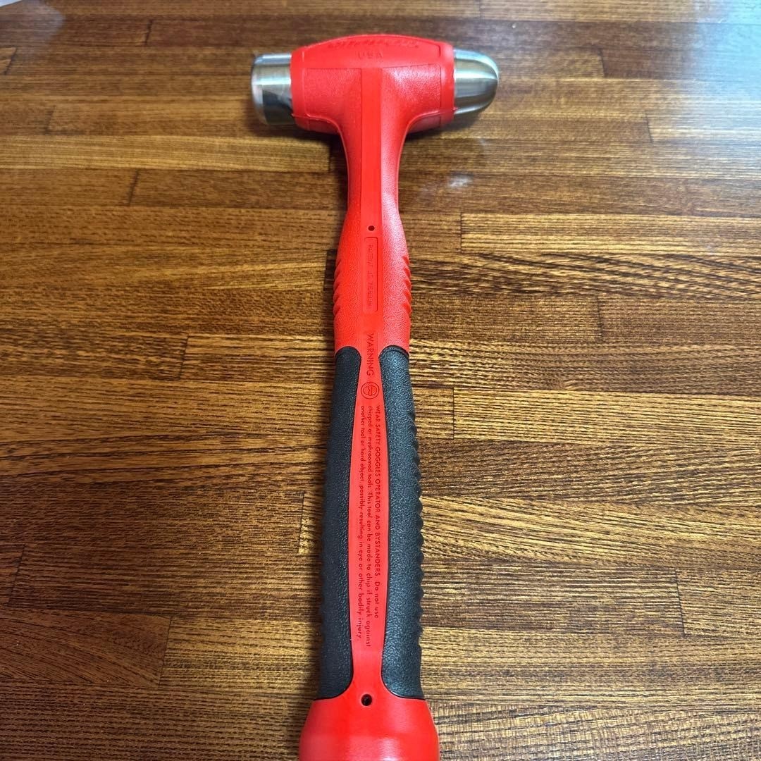 Snap-on HBBD24 24oz 680g Hammer Red HANDLE Dead Blow Ball Peen [Unused]