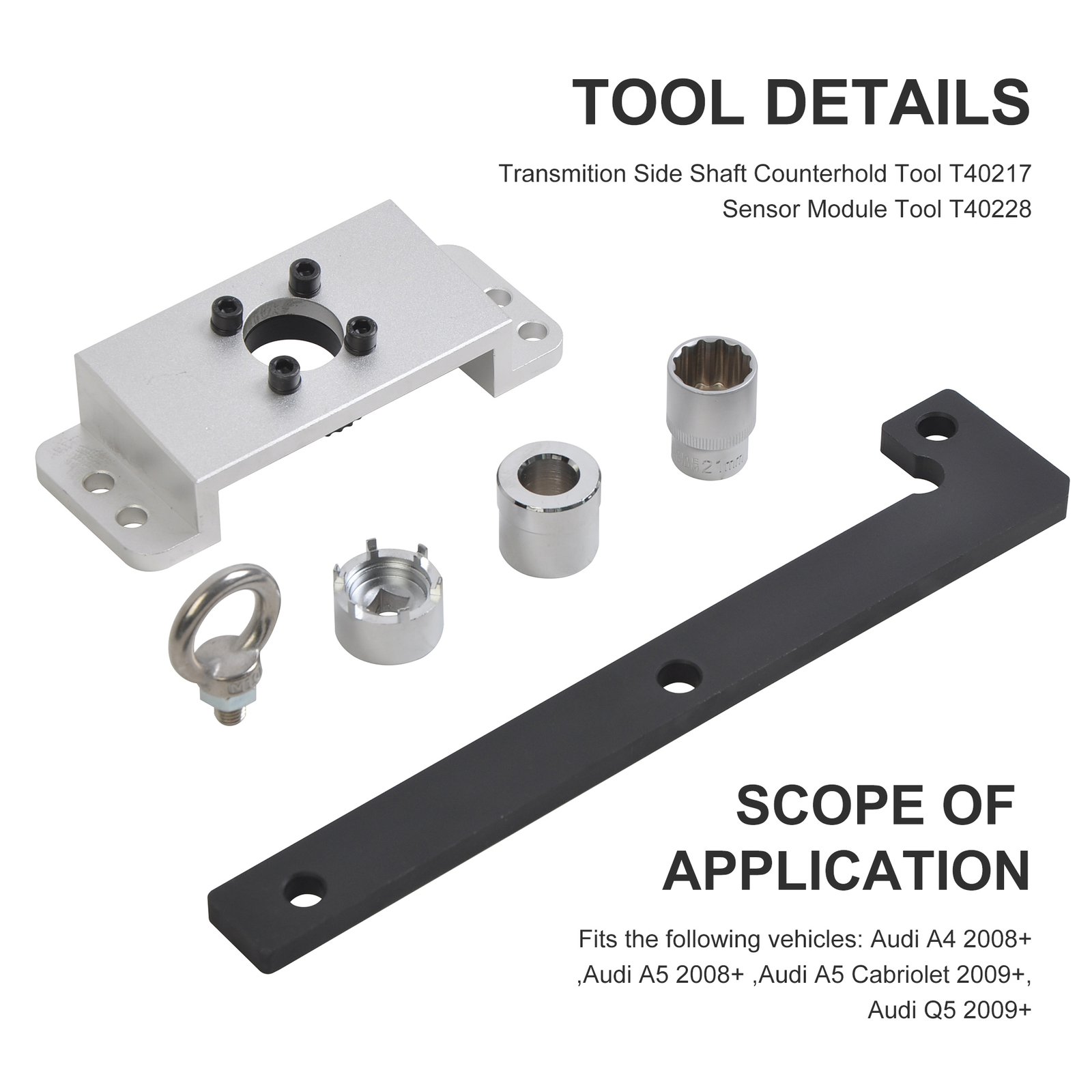 Dual Clutch Transmission Removal Installer Tool For AUDI A4 A5 2008+, Q5 2009+