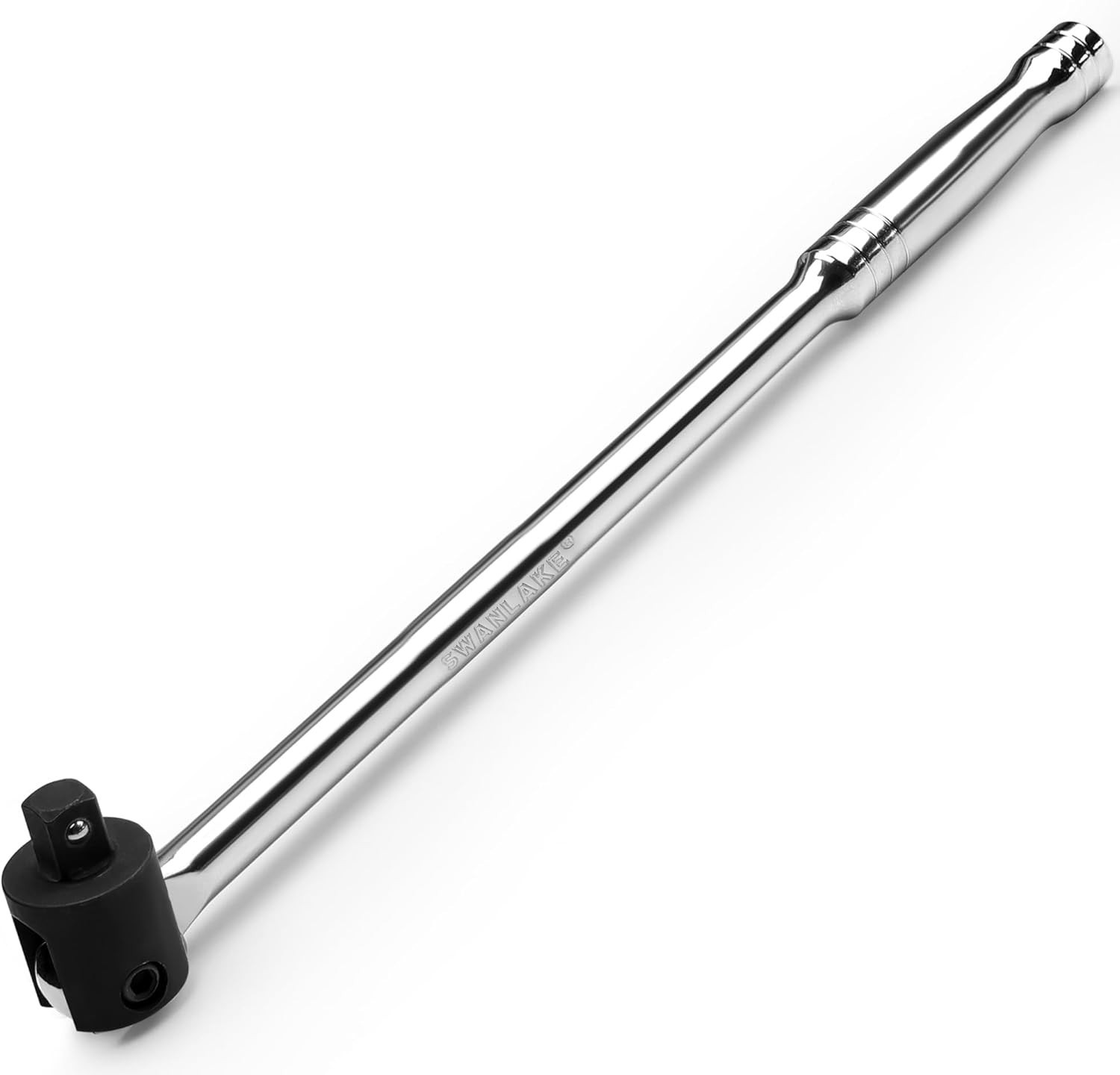 SWANLAKE 1/2 Breaker Bar 17.5″ with 180° Rotatable Head for Tough Fasteners
