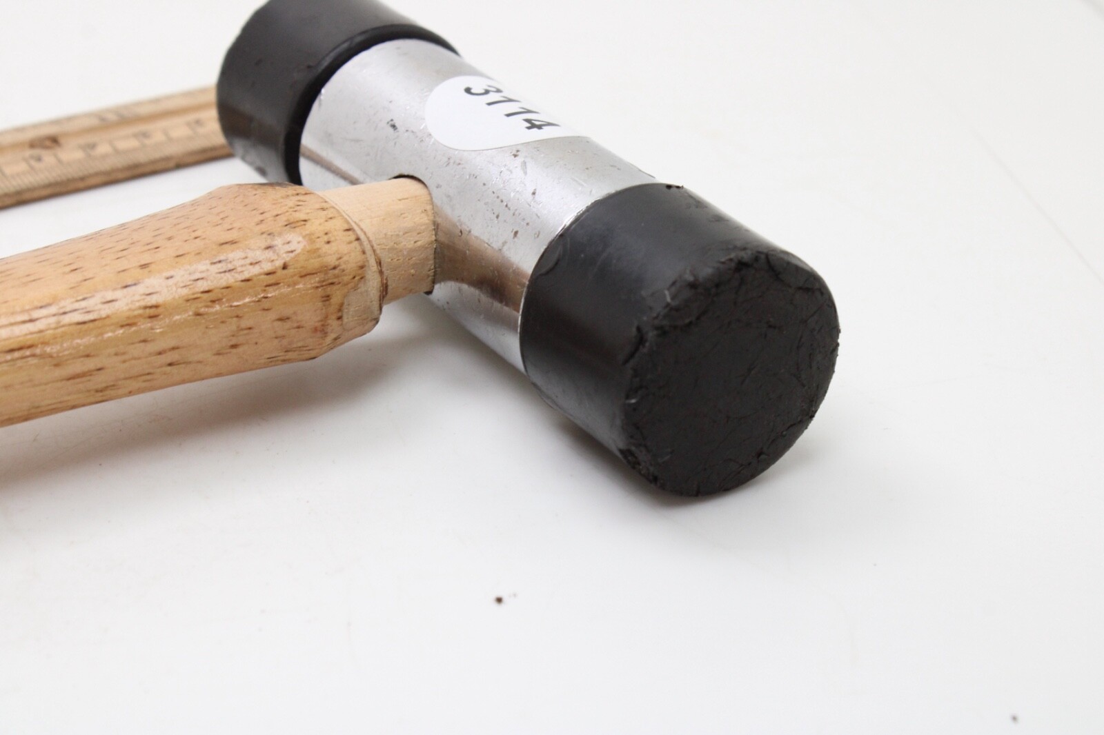 SNAP-ON BH92B 15-1/2″ Rubber Ends Wood Handle Non-Marring Hammer Mallet USA