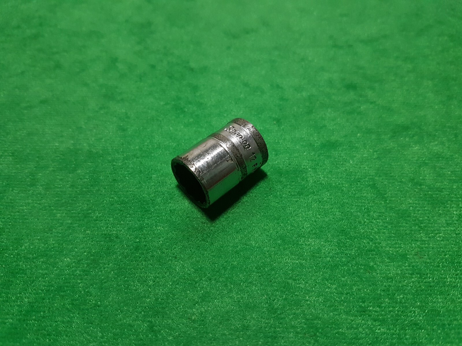 snap on tools 12mm shallow chrome socket 12 point 3/8″ drive FM12 **FREE POST**