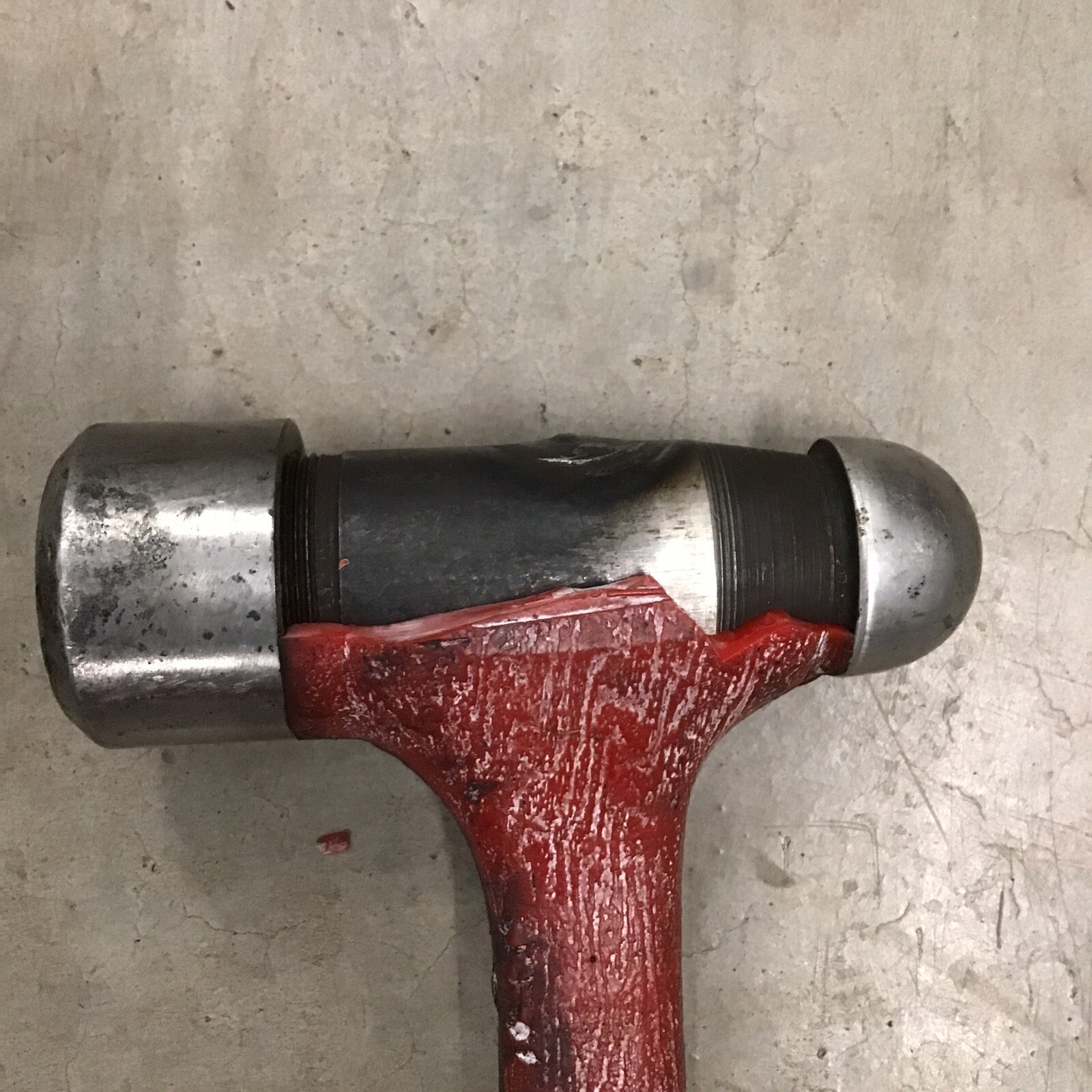 40 oz Ball Peen Dead Blow Hammer (Red) Blue Point BPD40A
