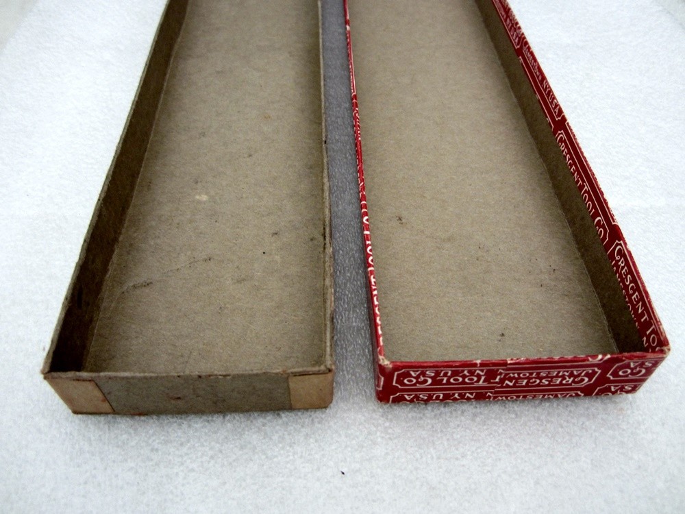 Vintage Crescent Tool Co 10″ Adjustable Wrench Box A110 Jamestown NY USA