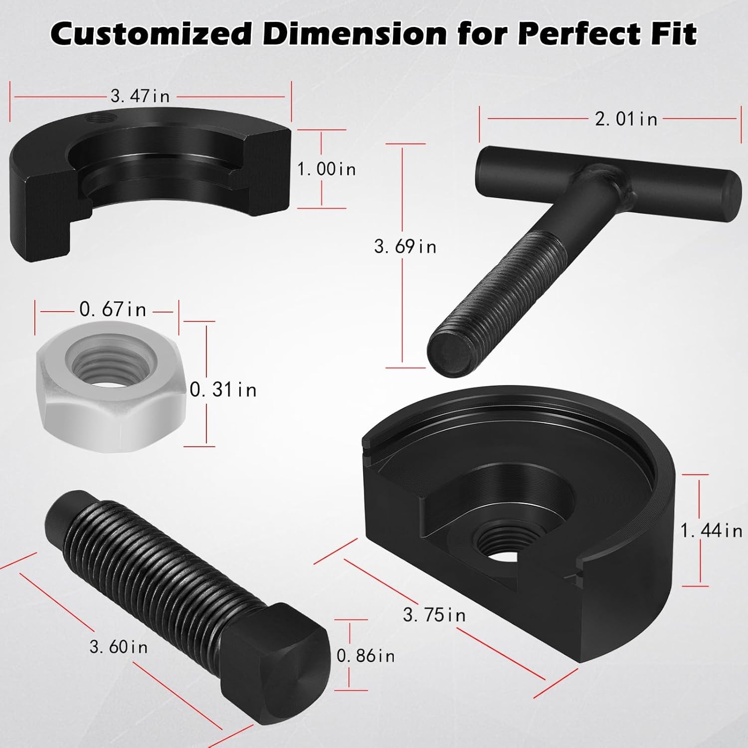 RR1014TR Front Bearing Puller & RR1013TR Support Tool for Eaton Fuller FR-Series