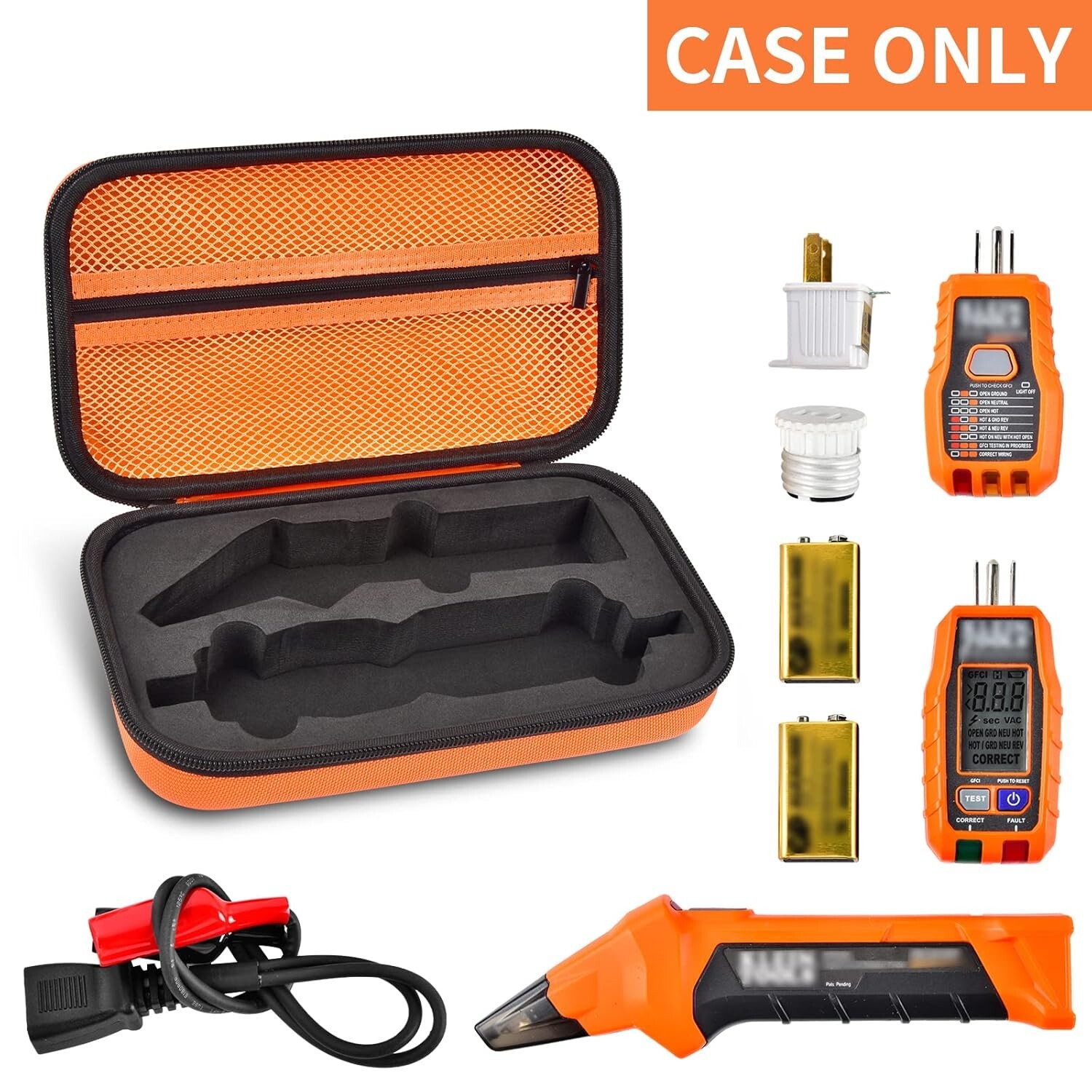 Portable Klein Tools Storage Box – Compact Organizer for Circuit Testers & More
