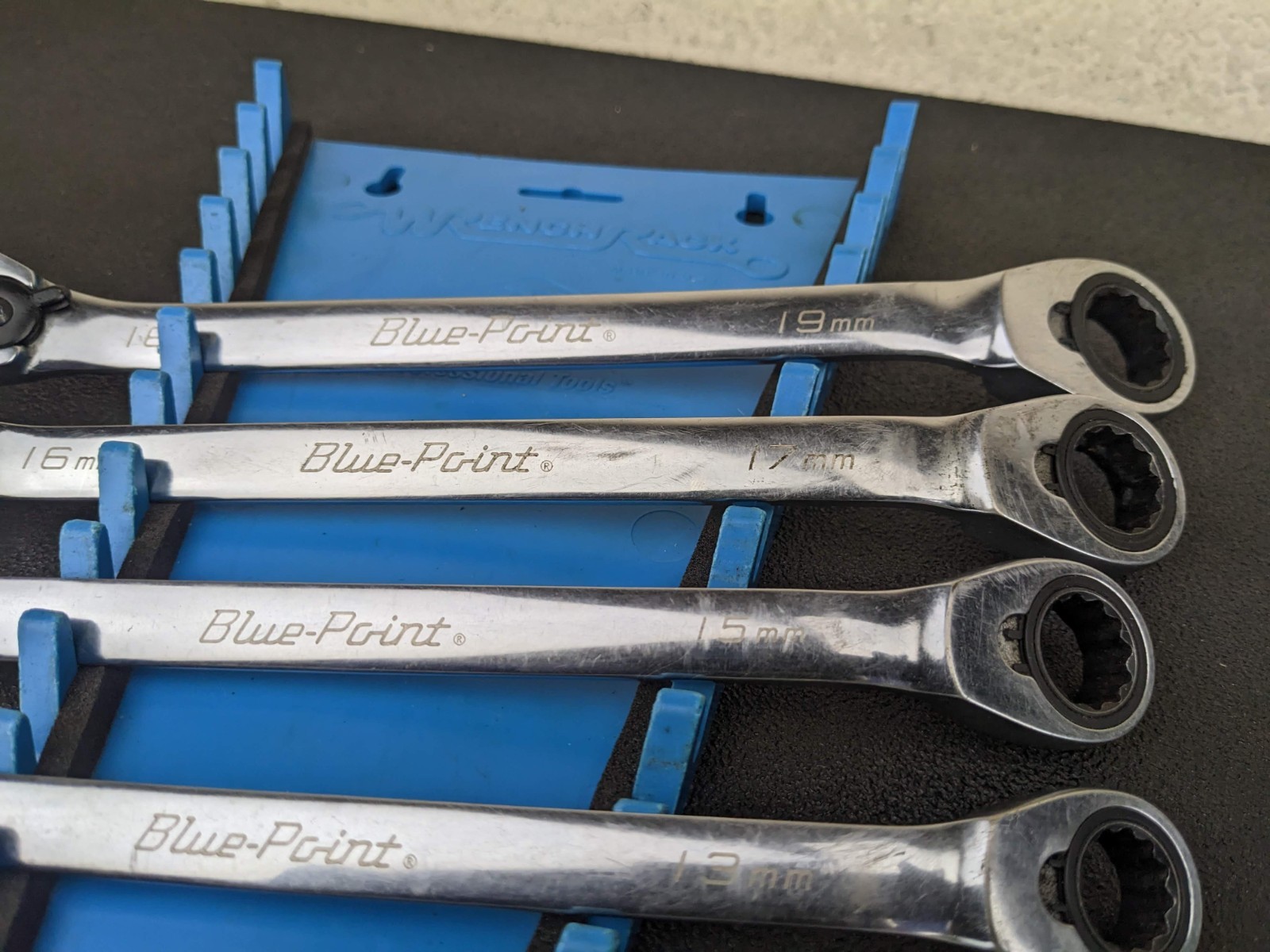 #bp430 Blue Point BXORM706 Reversible Offset 12Pt Ratcheting Wrench Set 8-19mm