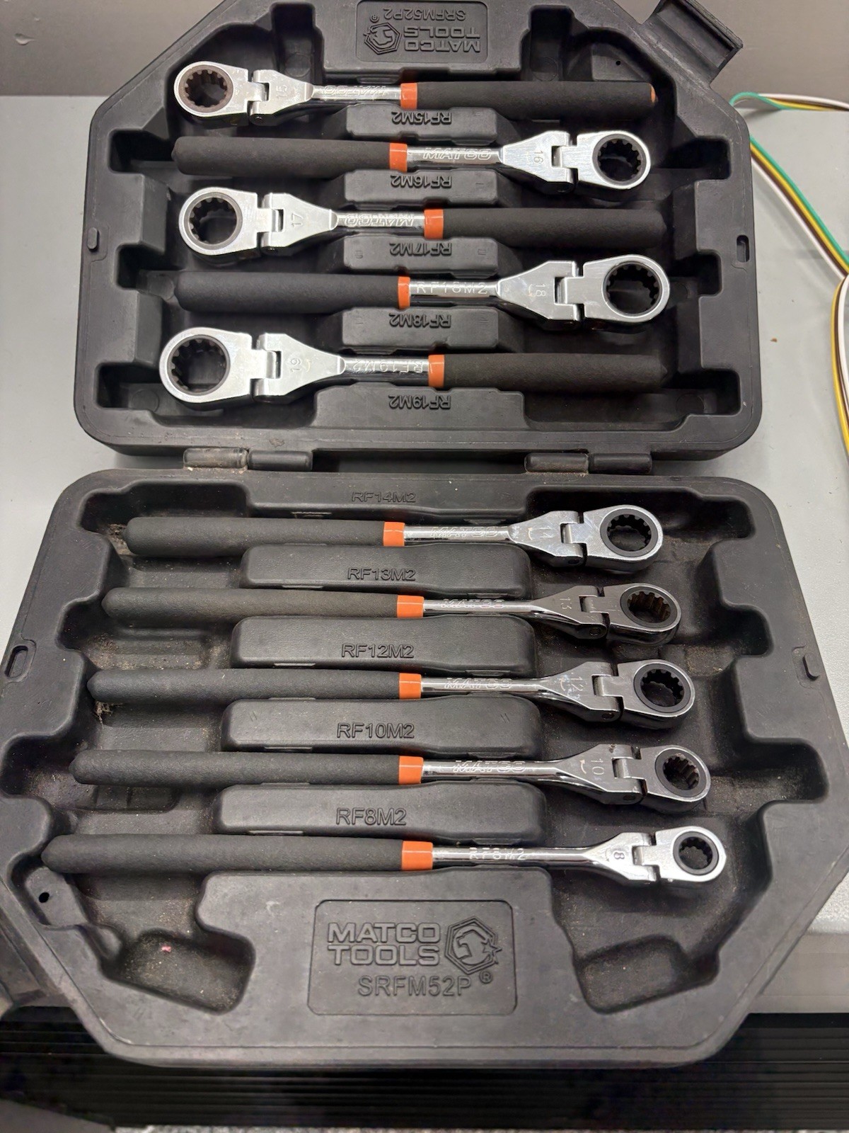Matco Tools Ratcheting Flex Head Wrench Set Srfm52p Srfm52p2
