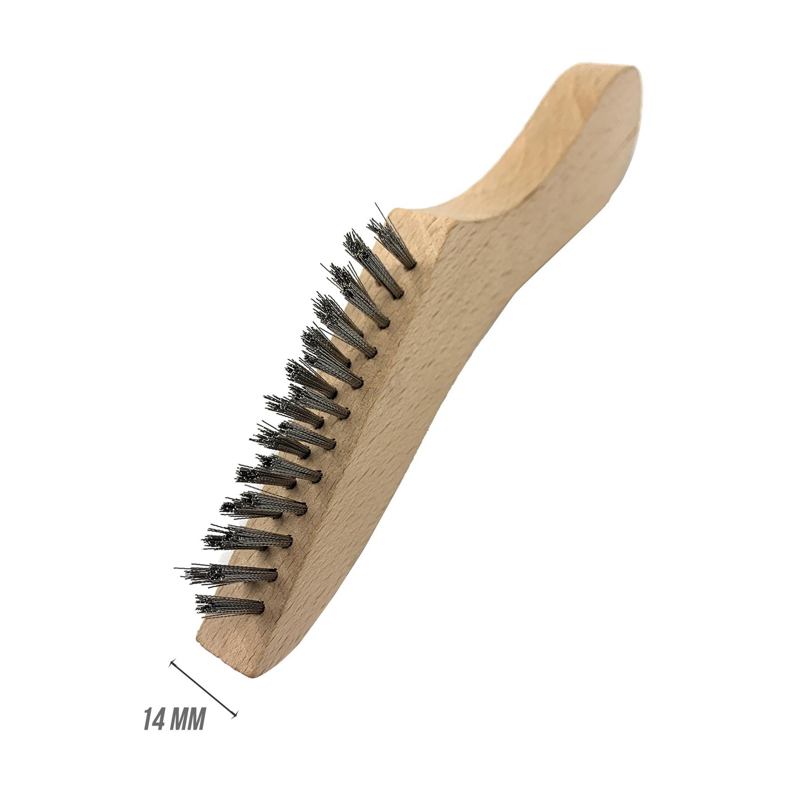 SMALL WIRE SCRATCH TOOL BRUSH STAINLESS STEEL METAL BRISTLES GROUT CLEANING