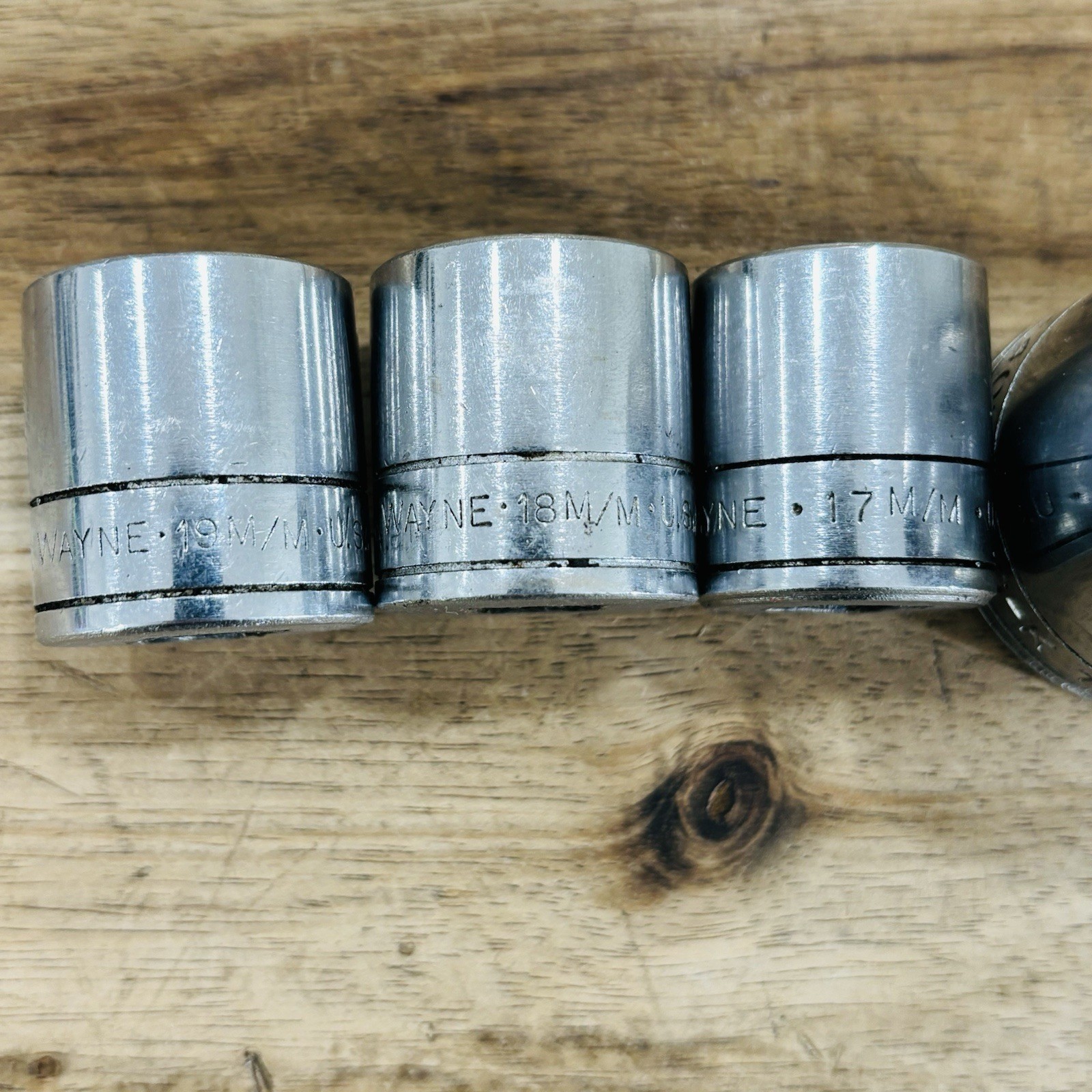 S-K Tools 14 Piece Socket Set Mostly 3/8 DRIVE Short Metric with others **READ**