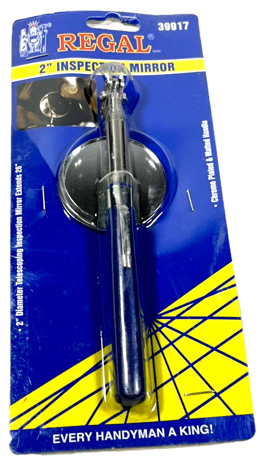 REGAL 2″ Inspection Mirror – Part # 39917 – Chrome Platted & Matted Handle
