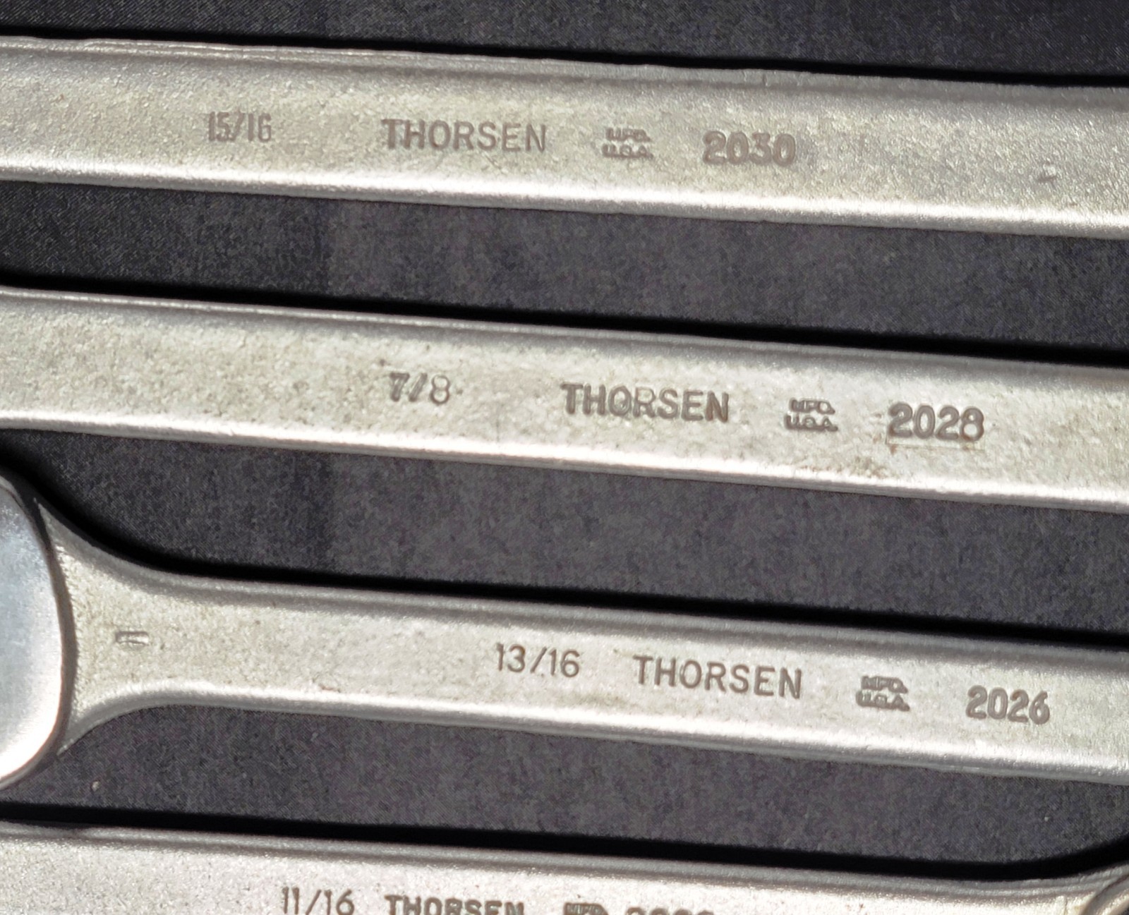 Vintage Thorsen Combination Wrench Set 3/8″ to 15/16″ 10 Pc USA 2012-2030