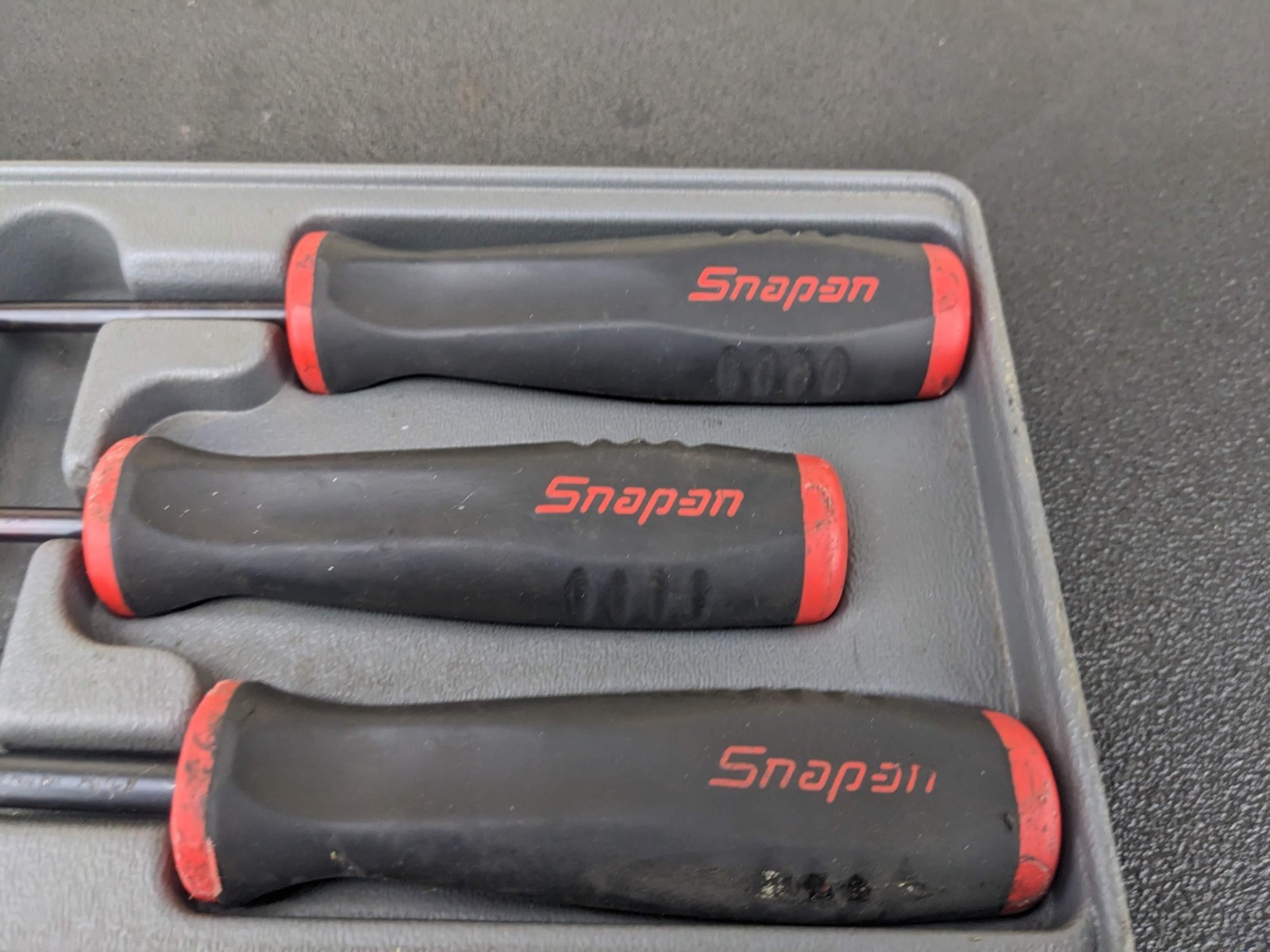 #bn816 Snap On Tools SGRHTLB3 3 Piece Radiator Hose Pick Set Red USA TOOLS
