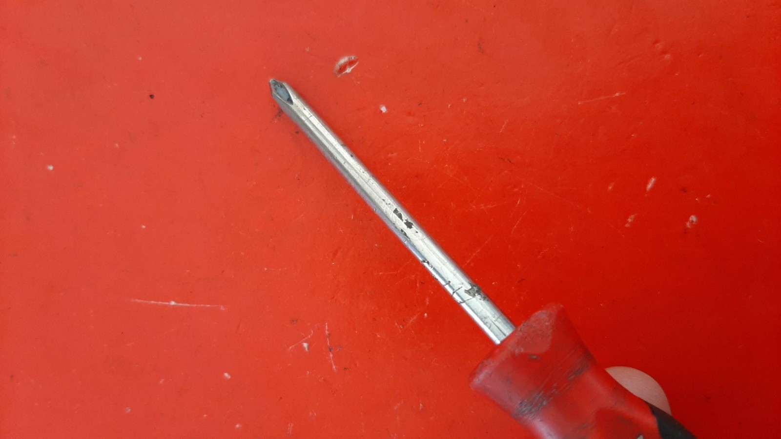 Snap-on Tools SGDP301B No. 1 Phillips Instinct Red Soft Handle Screwdriver READ
