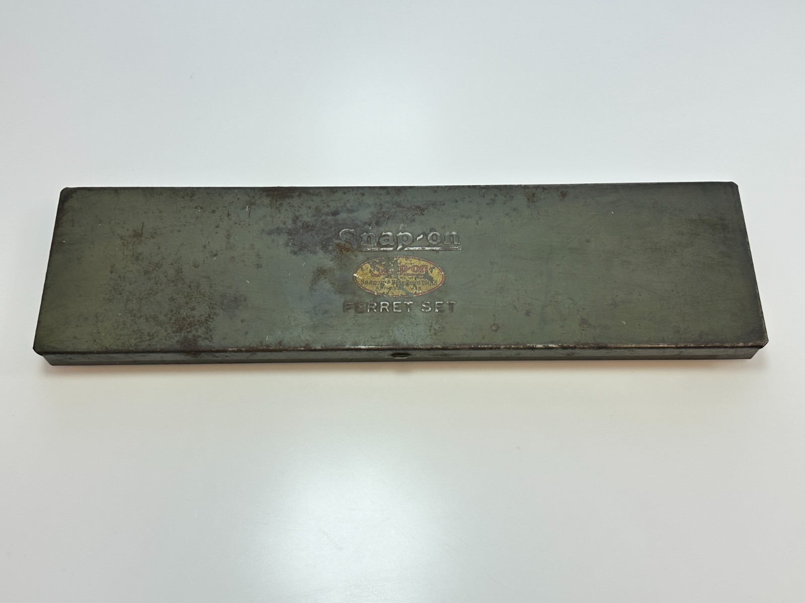 Snap On Tools USA (Kenosha WI) RARE Ferret Set Tool Box Case, Vintage Original