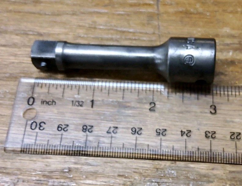 Vintage Snap-on PF2 3/8” 3″ Drive Socket Extension USA Tools Woodworking