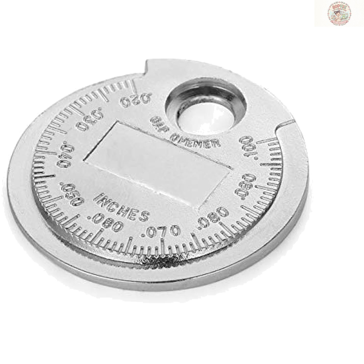 Heavy-Duty Spark Plug Gap Tool with Durable Zinc Alloy: For Accurate Readings