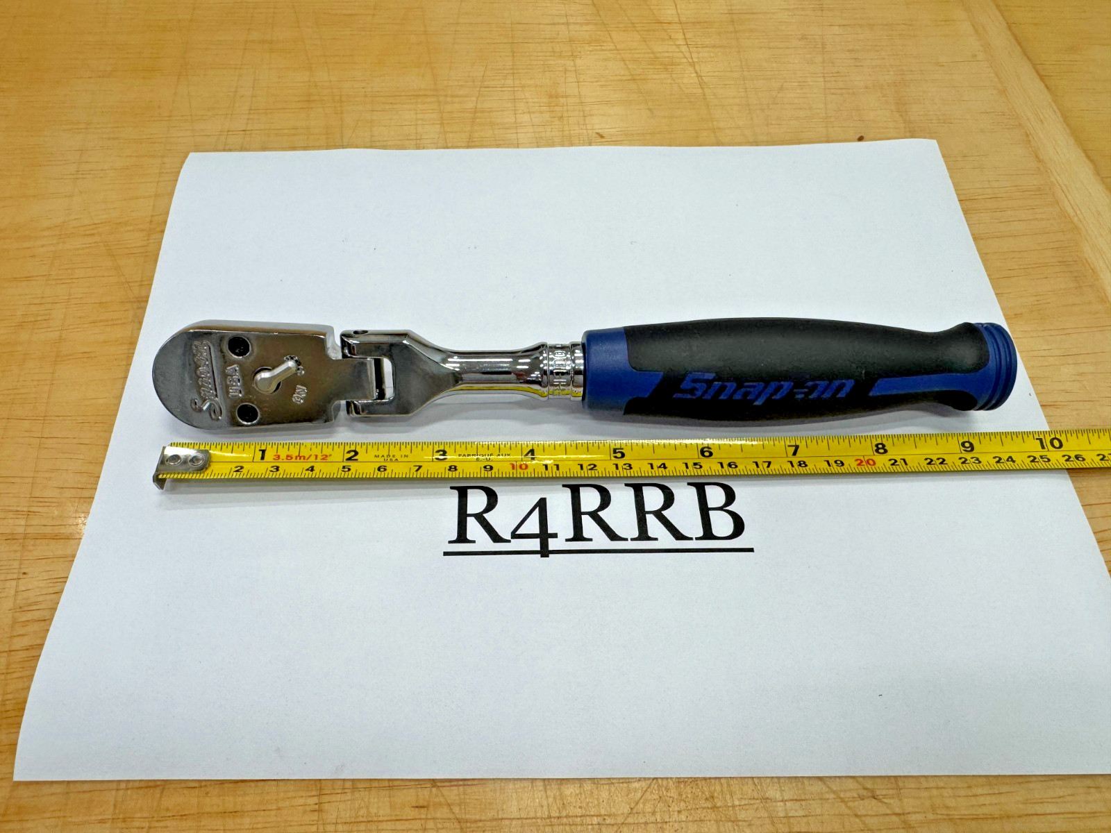 Snap-on Tools USA NEW 3/8 Drive 100 Tooth POWER BLUE Flex Head Ratchet FHF100MB