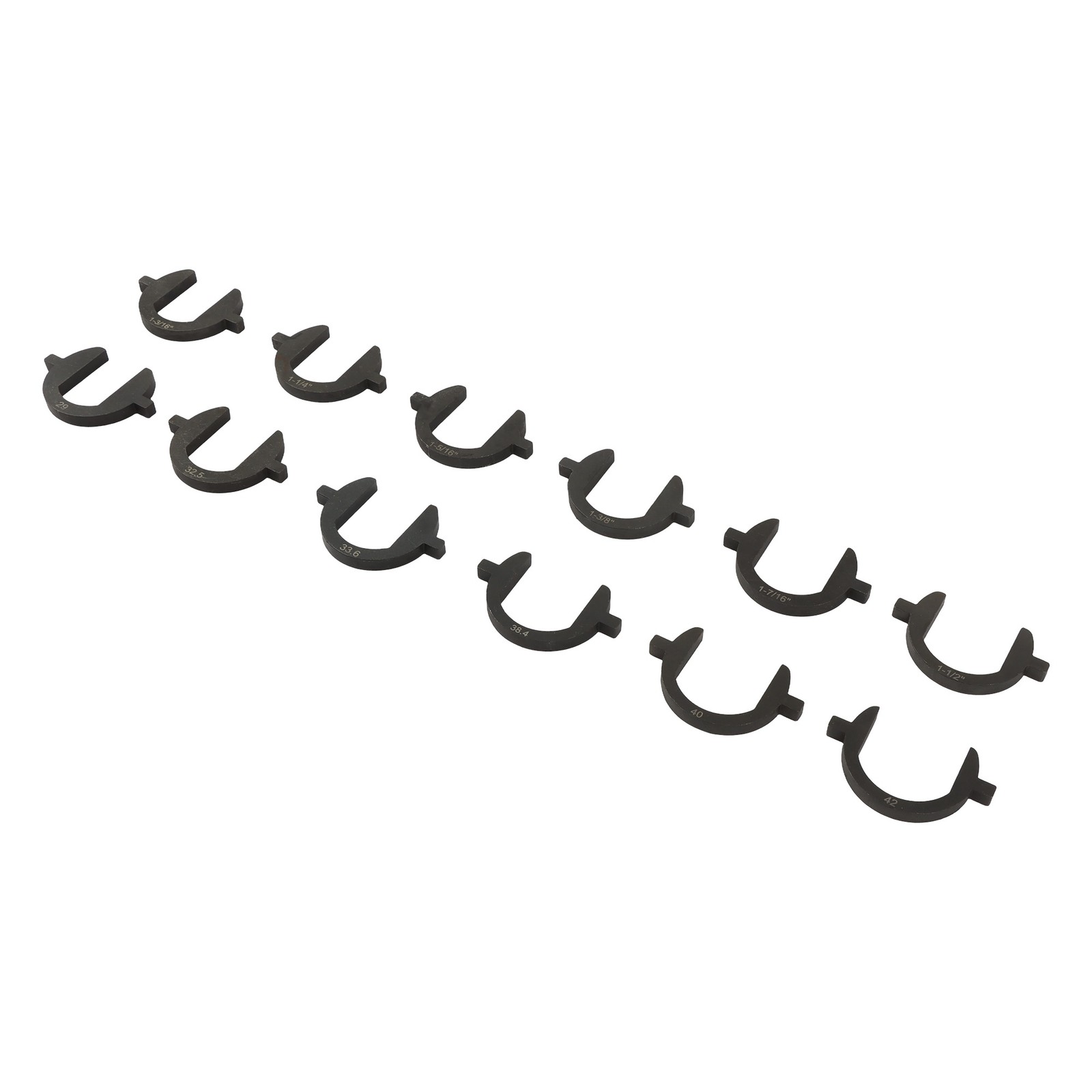 New 13pc Inner Tie Rod Removal Installation Tool Set with 12 SAE Metric Adaptors