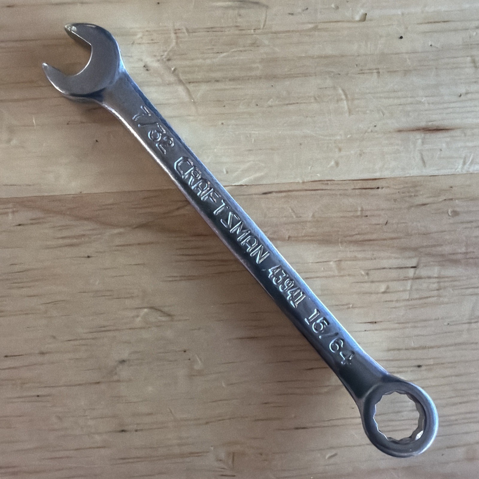 Craftsman 7/32″ x 15/64″ Midget Ignition Combination Wrench 12 Point 43941 USA