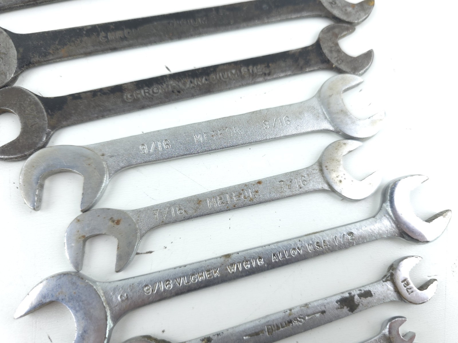Vintage Ignition Wrench Lot Of 11 Meteor Billings – Mini Open