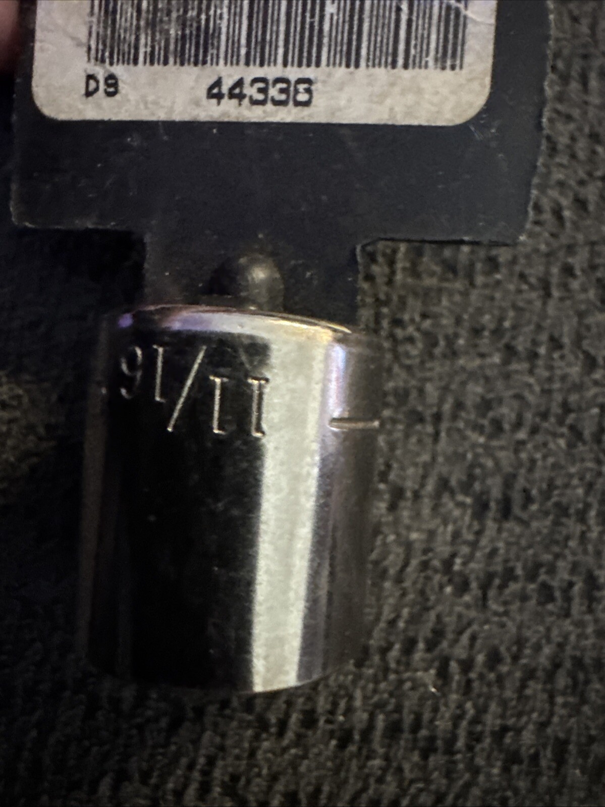 Sears Craftsman 3/8″ Drive 11/16″ 12 Point Shallow Socket SAE G Inv 44336 USA