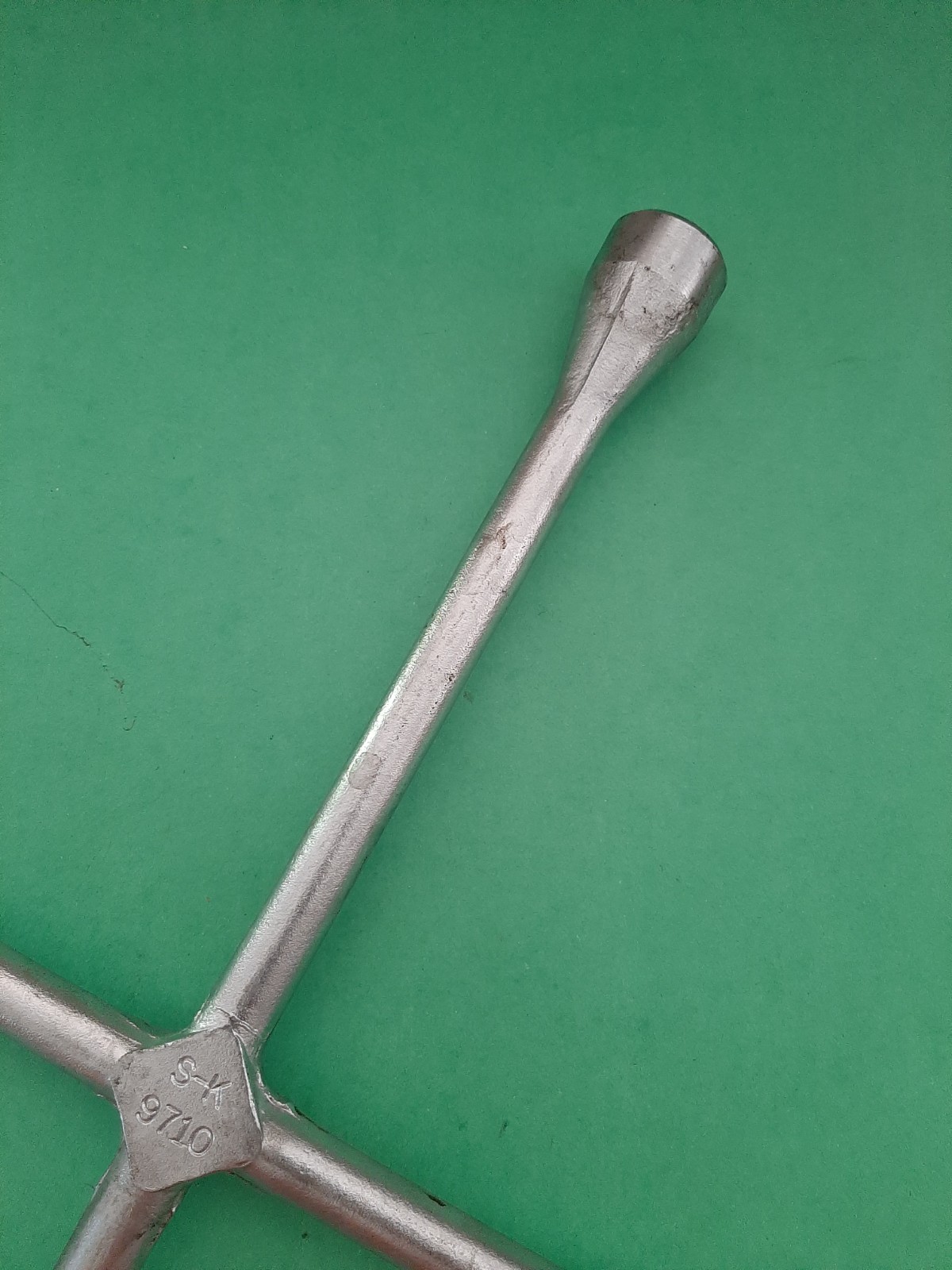 NOS NEW S-K Tools 4-way Tire Iron Lug Wrench USA 9710 3/4 13/16 7/8″ 19mm