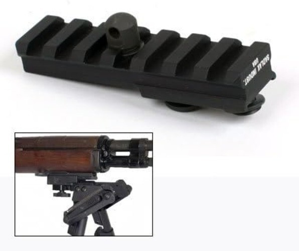 Sadlak Industries Light Duty Aluminum Front Rail with QD Stud