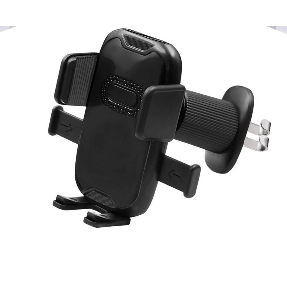 Black Silver Car Air Vent Phone Holder Compatible with Phones For 47 to 72 Inch